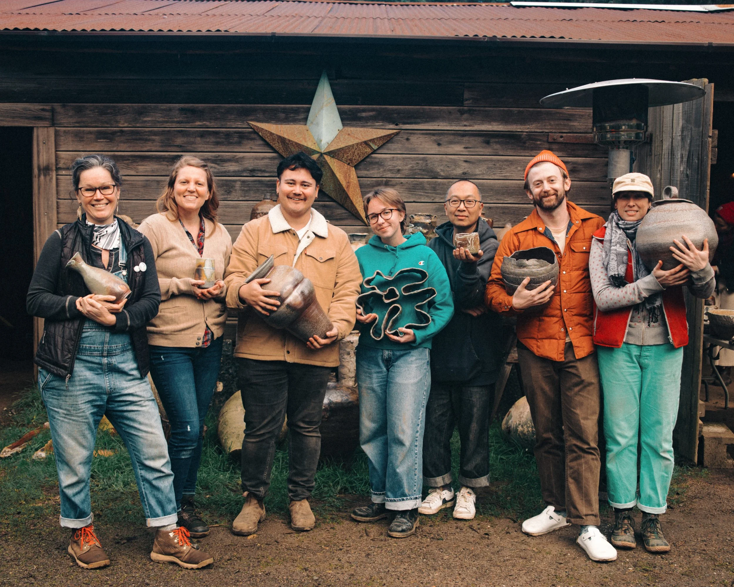 Lisa Mae, Amanda, Terry, Jules, Cici, Ben, Liz. Photo by Ethan Delorenzo