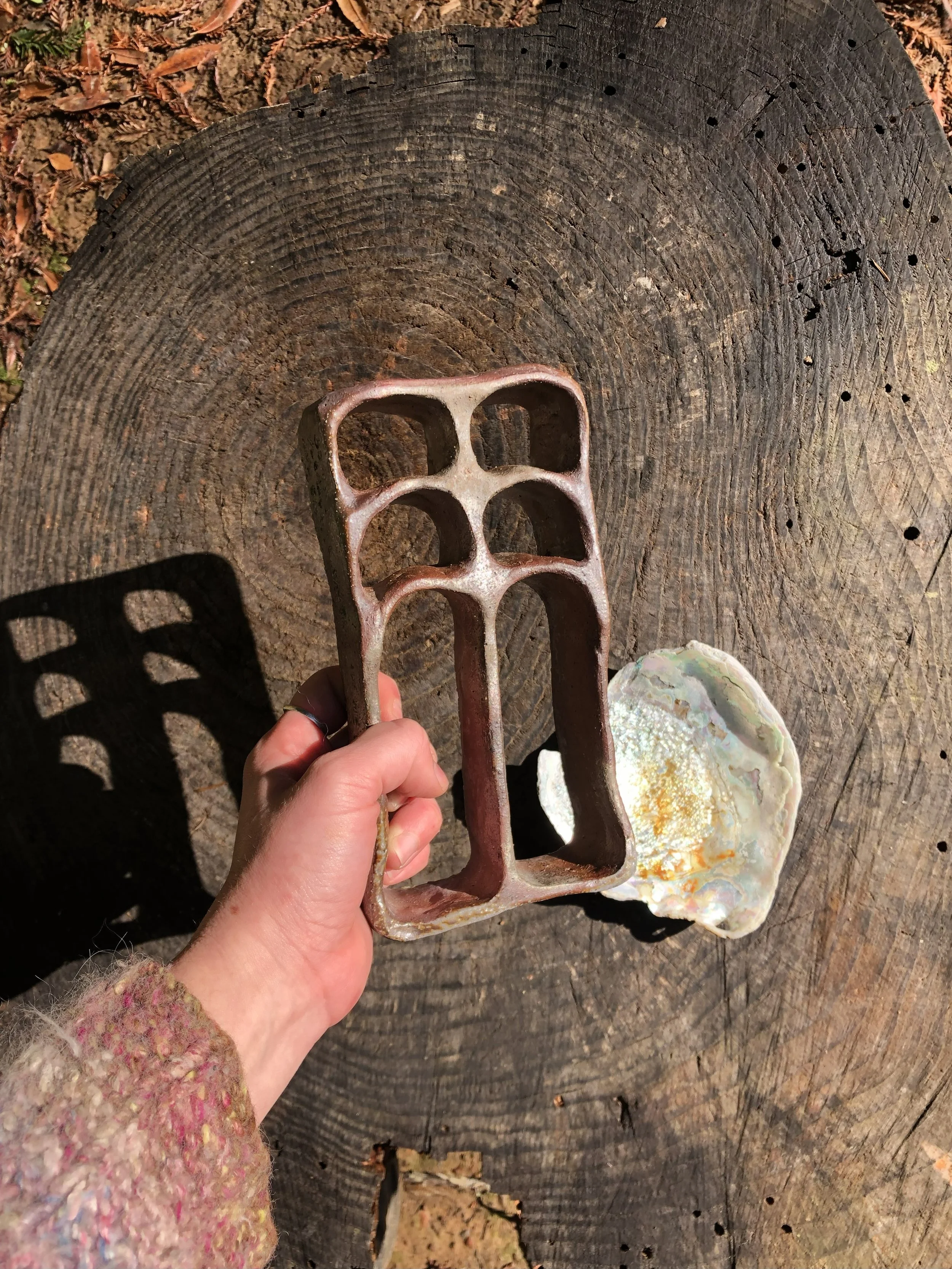 Gift for River Cabin at Salmon Creek Farm, made with local clay harvested at SCF