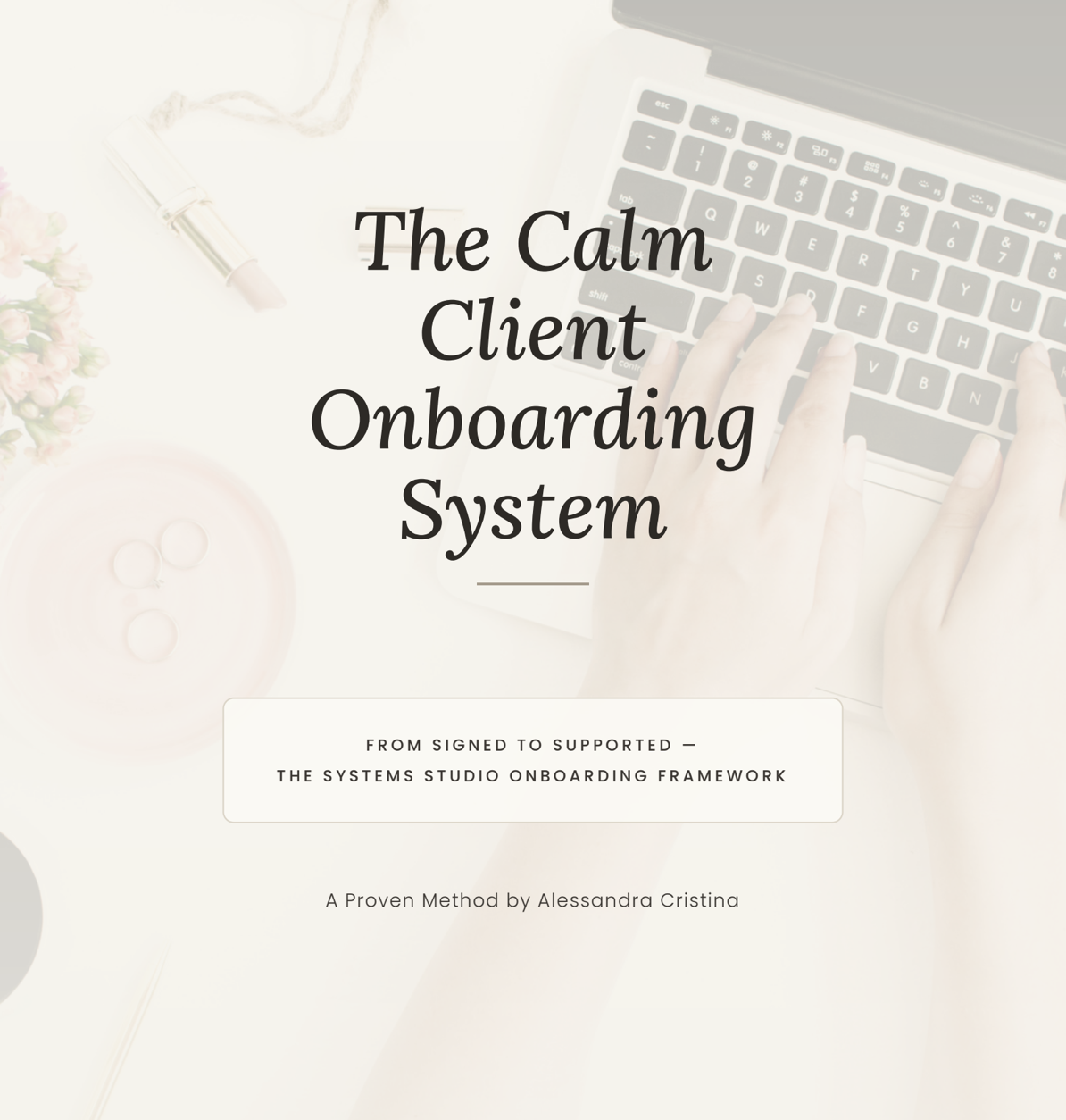 The Client Onboarding Template