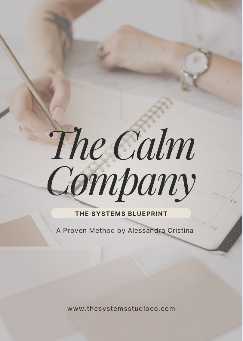 The Calm Systems Blueprint