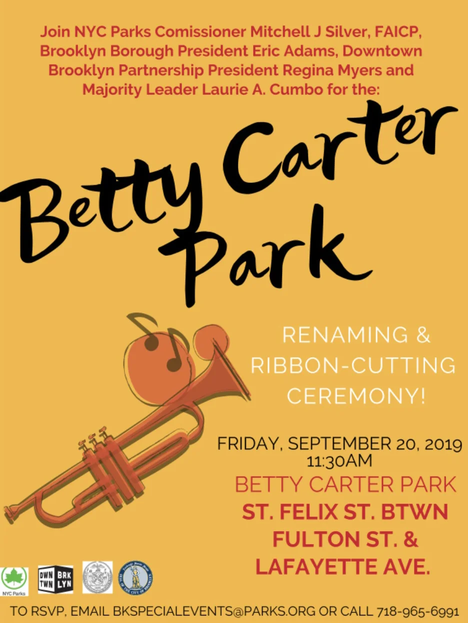 Betty Carter Park Renaming &amp; Ribbon-Cutting Ceremony