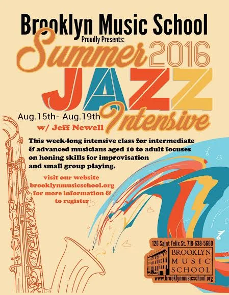 Registration Open for Summer 2016 Jazz Intensive 