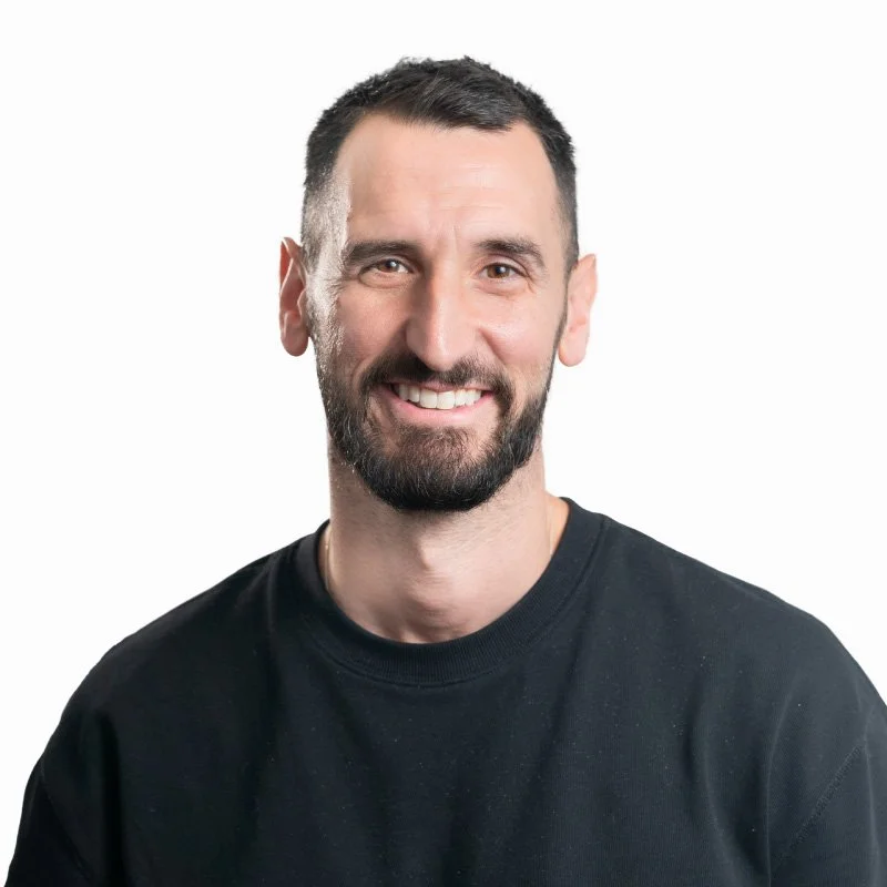 A man smiling