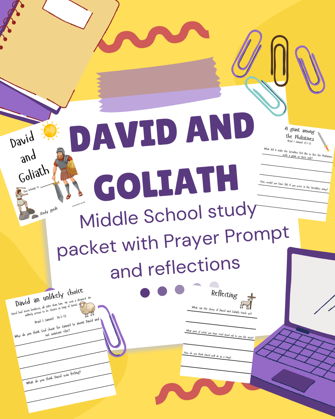 David and Goliath Study Packet