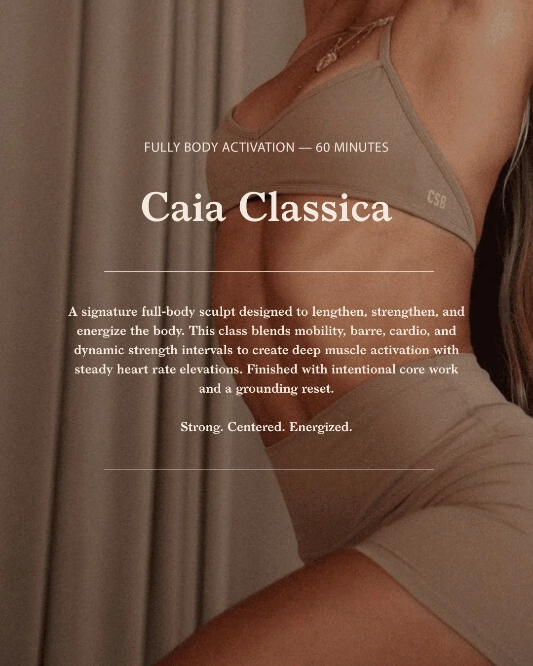 Thoughtfully composed to meet you where you are - Casa Caia has a rhythm for every body.