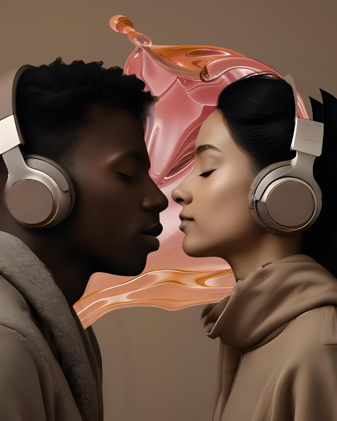 Wavelength Holistic tandem light meditation couple close-up, audio visual entrainment, neuroplasticity, holistic wellness, psychedelic light therapy, brainwave entrainment, elevating consciousness, relaxation, recovery, and connection.