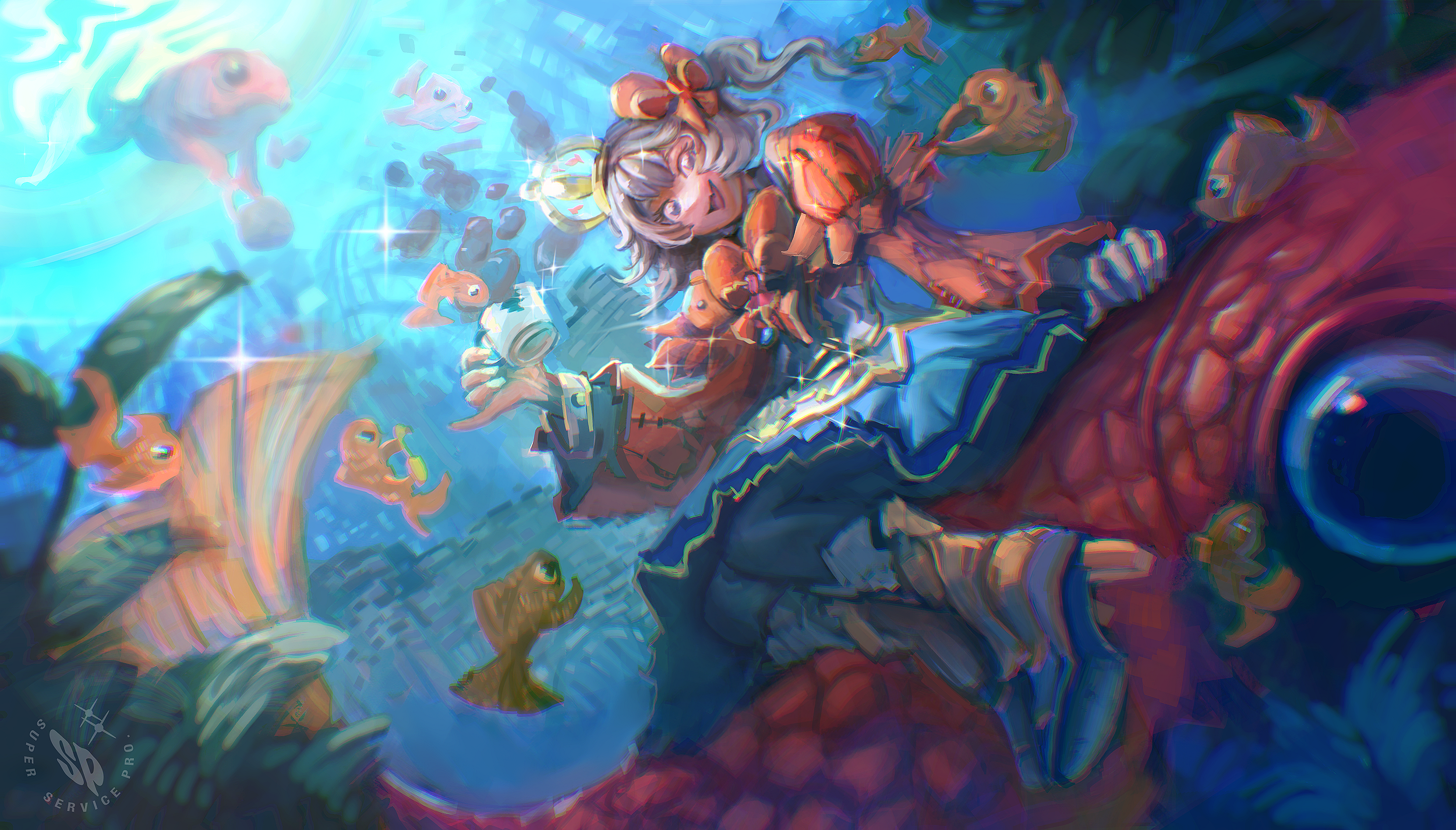 Makin' a Splash (Digital- Phase Connect Fan-Art)
