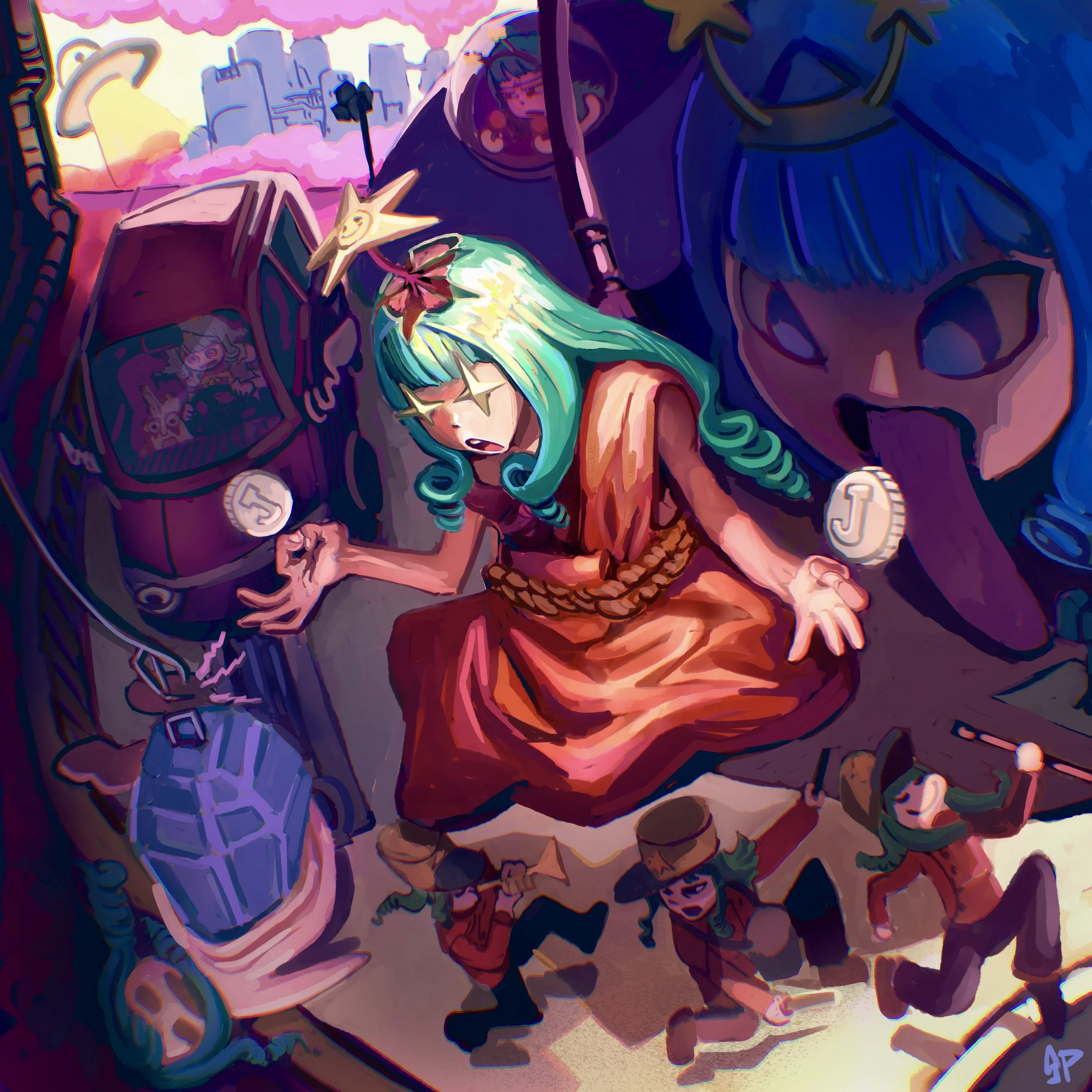 Jirvana (Digital - Jelly Hoshiumi Fanart)