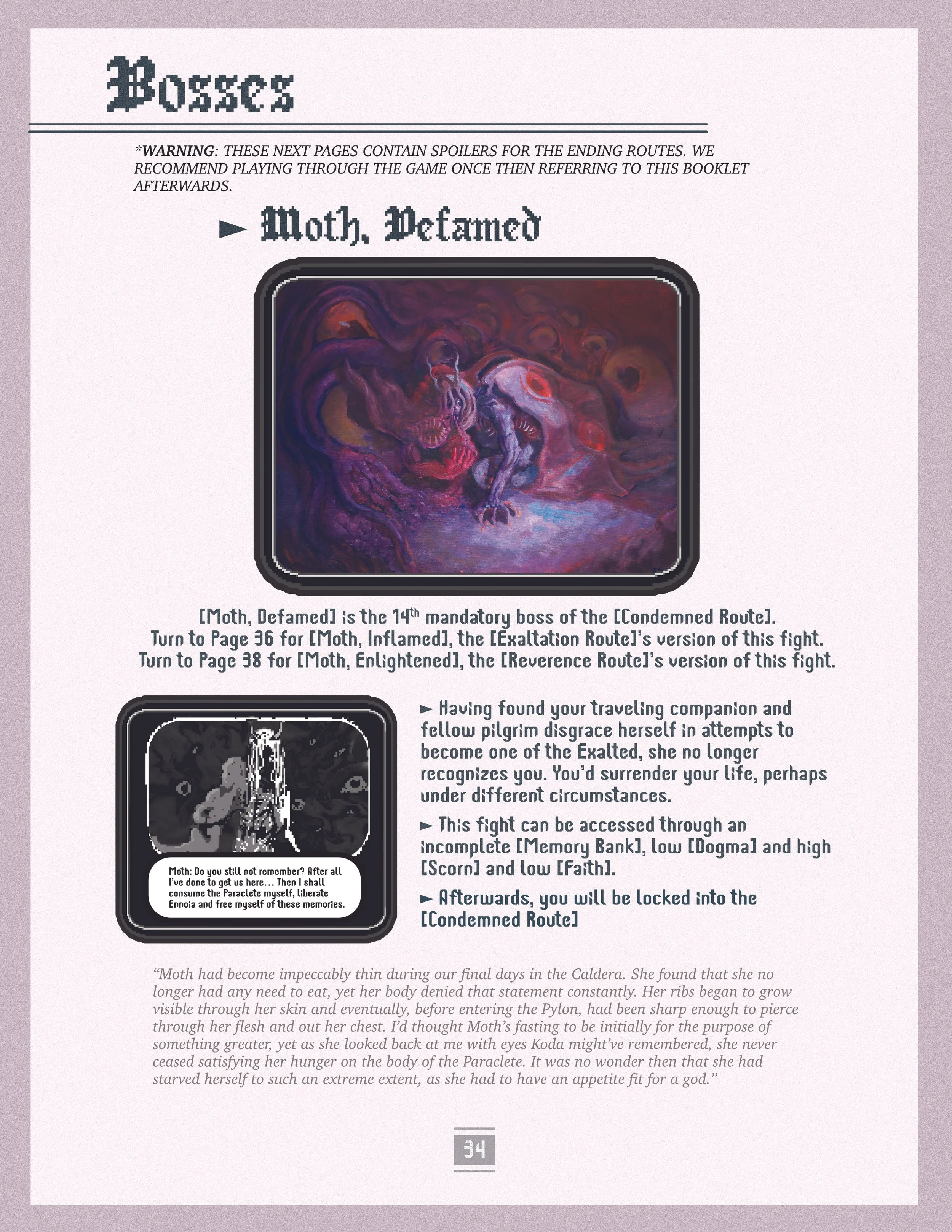 Fake Game Manual: Condemnation Route Final Boss