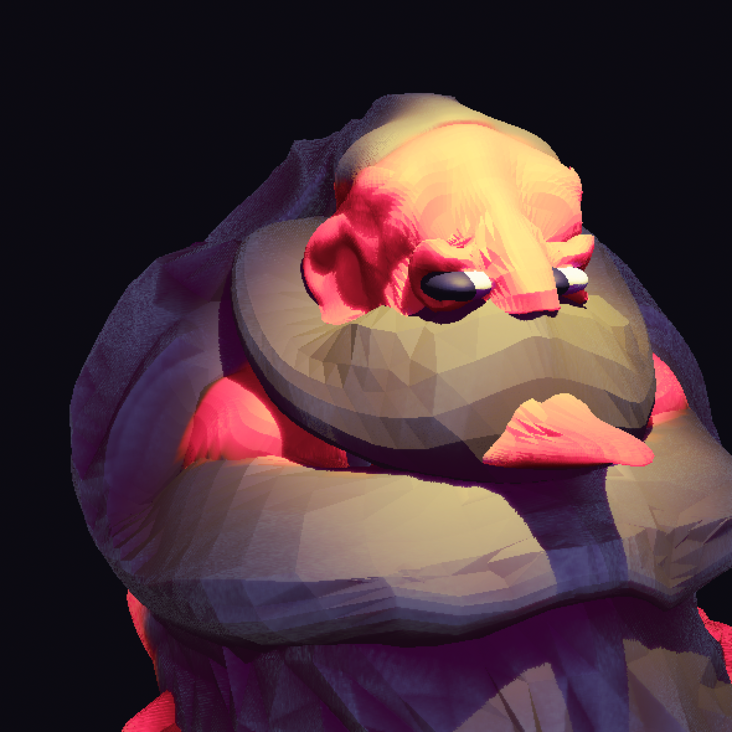 Nuno (SLAG Visual Novel 3D Render)