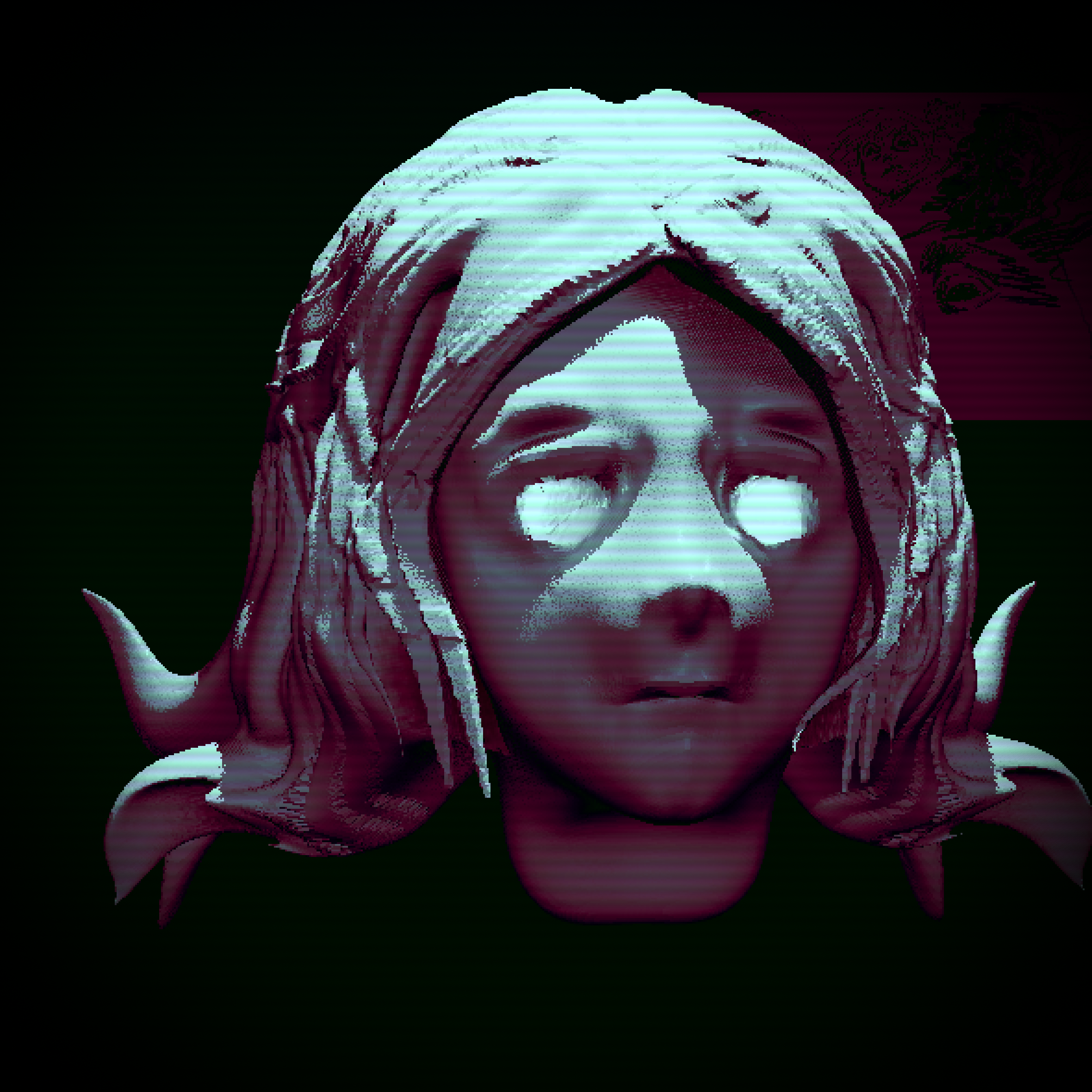 Statue Head (SLAG 3D Render)