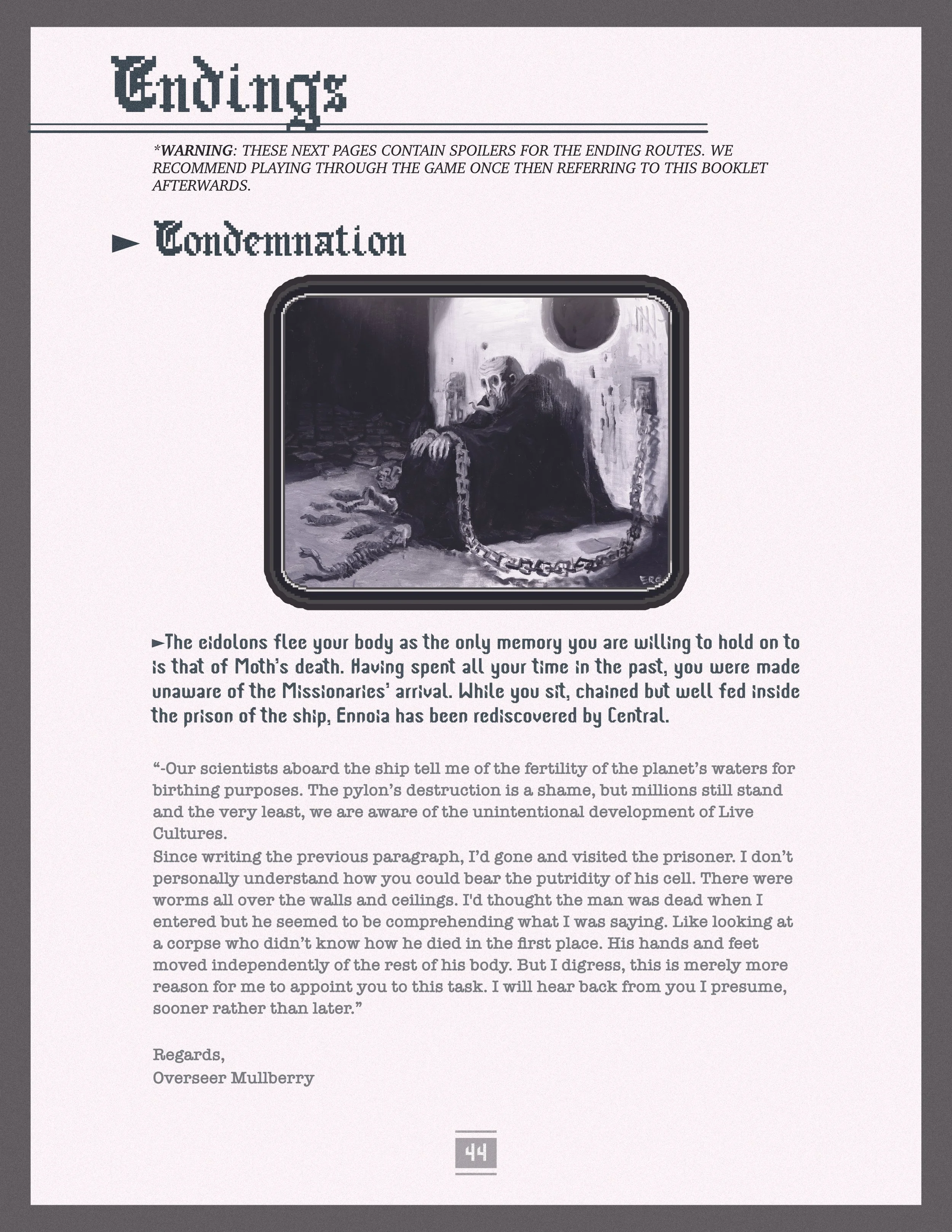 Fake Game Manual: Condemnation Route