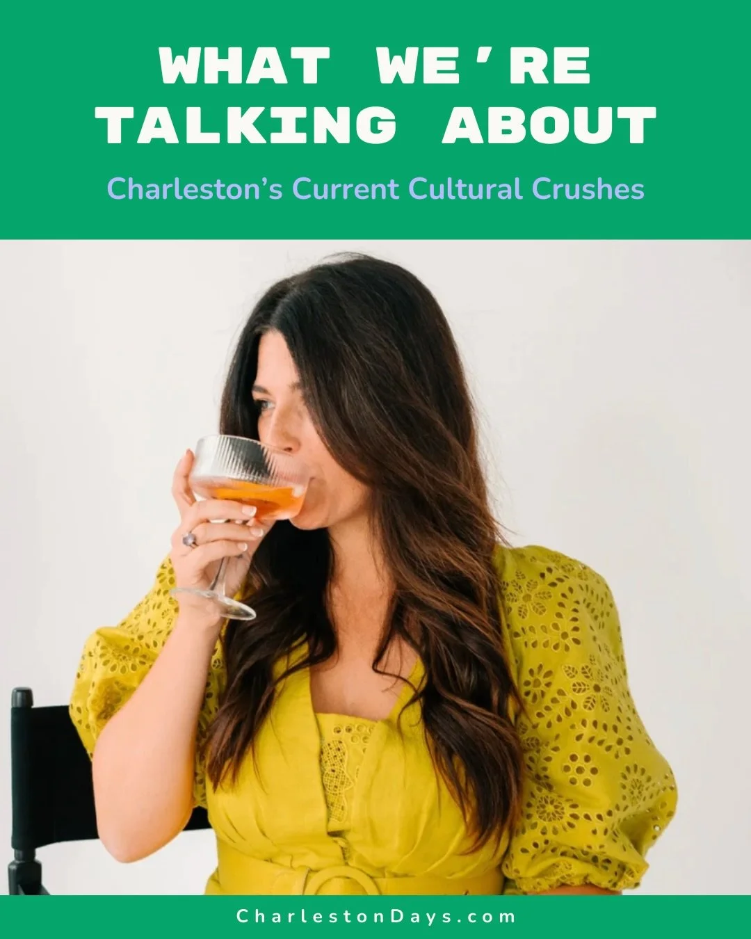 Aside from all the shopping madness Charleston has been BUSY lately &mdash; in the best way. From new gallery openings to King Street&rsquo;s glow-up, here&rsquo;s what everyone&rsquo;s talking about:

🎨 @drummondstudiogallery giving under-represent