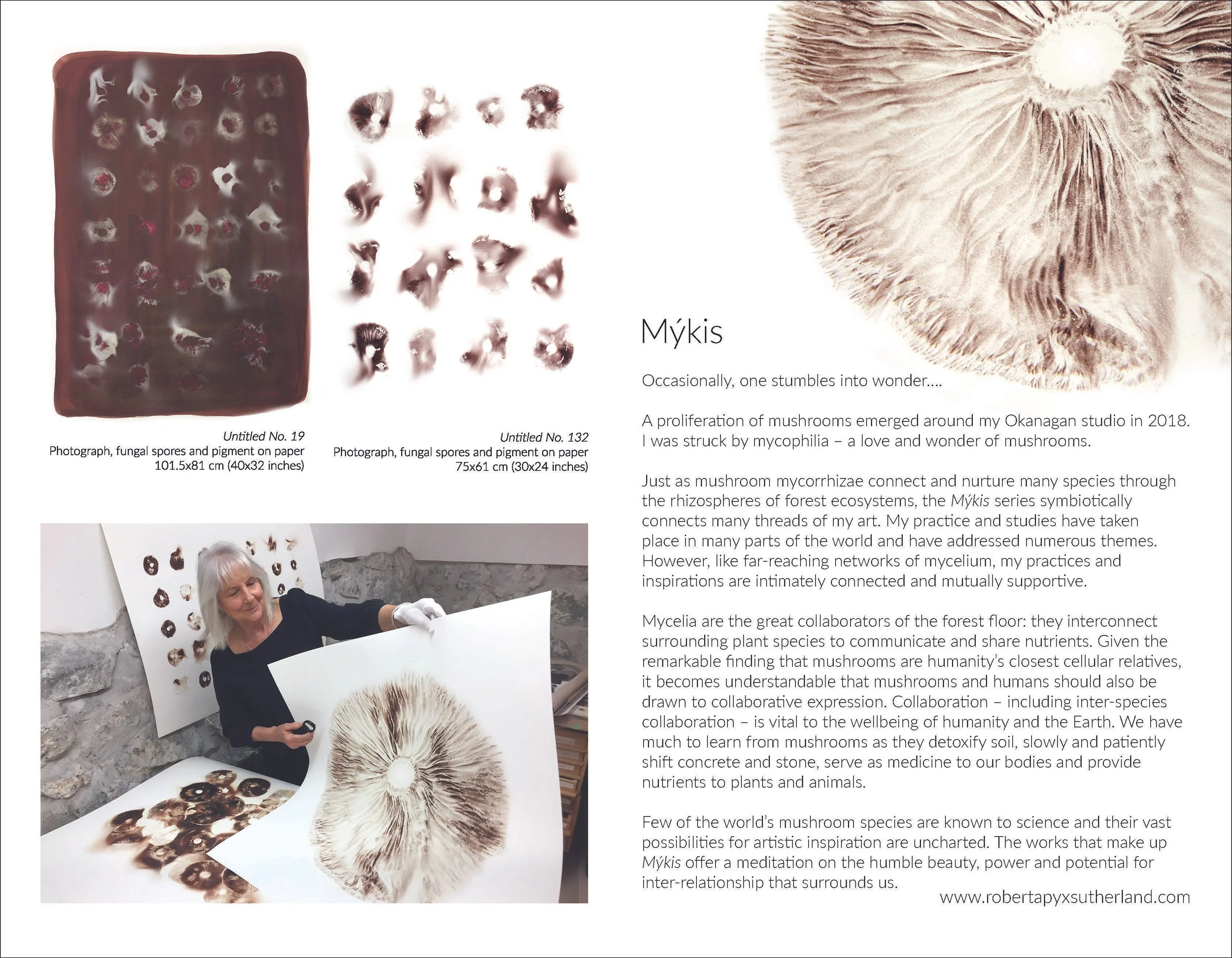 Above: unifold, double-sided, 2 panel card