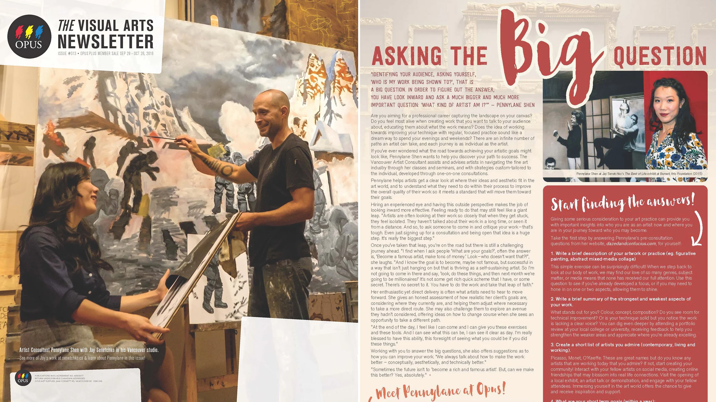 Opus Visual Arts Cover