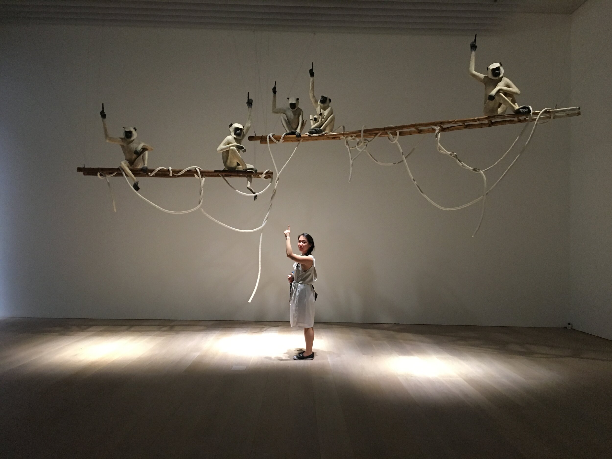 Pennylane Shen at the Mori Art Museum in Tokyo Japan. 