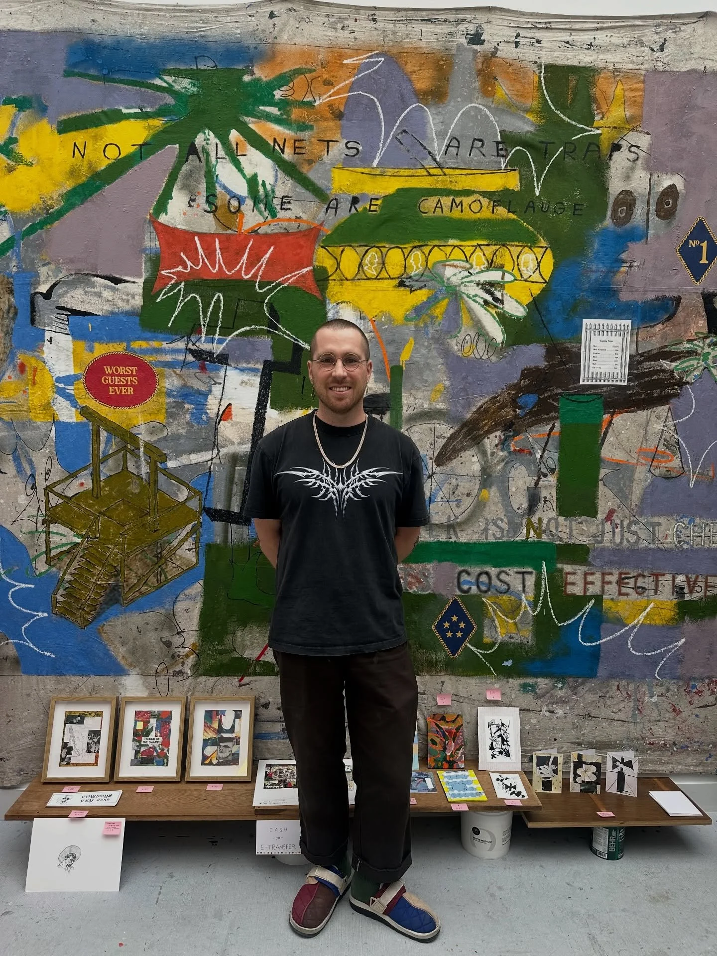 Always such a pleasure visiting our clients in their studios. Alongside our conversations about their business and future direction, I love seeing what @rigid.ghost is creating&mdash;there&rsquo;s always something new and mesmerizing. This giant work