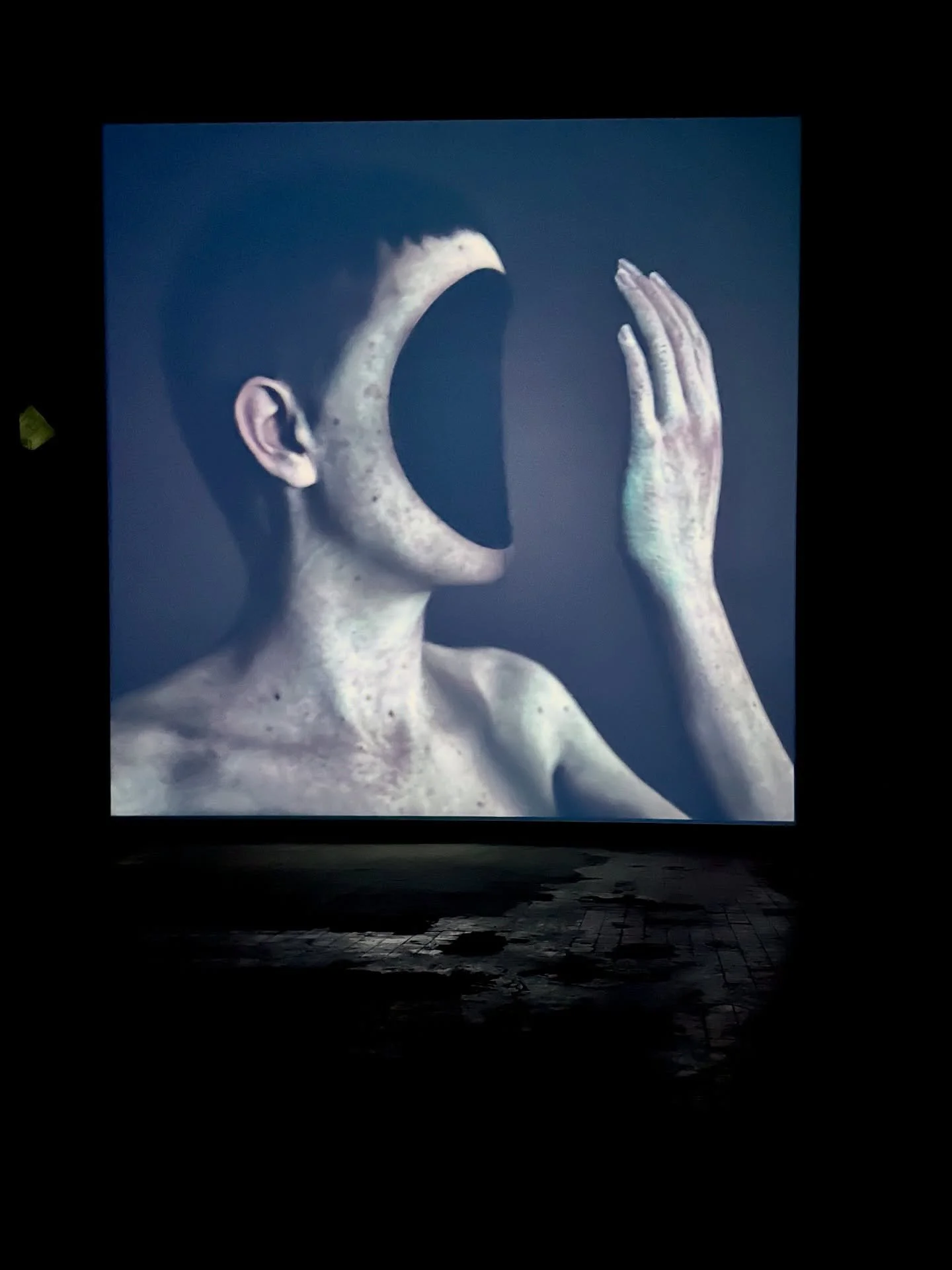 Yesterday I went to see Liminals, a film installation piece by Pierre Huyghe and presented by @las_artfoundation at the infamous Berghain space in Berlin. 

The scale of the projection screen towers over the viewers, 60 feet in height&mdash; hard to 