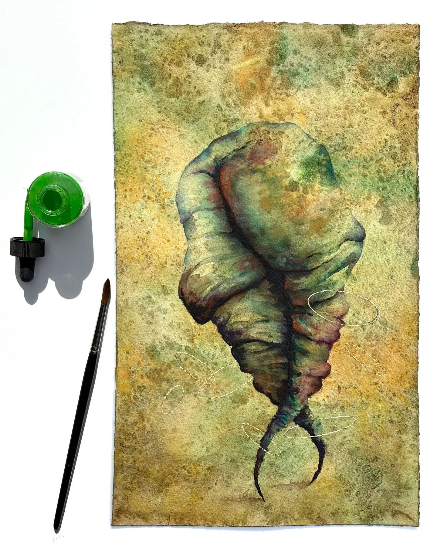 Another great monthly check-in with @habetsstudio, where we spent time with her series Beneath the Surface.

The work began as intimate studies of what we lovingly call &ldquo;the vegetals&rdquo; root vegetables with uncanny, almost human-like forms.