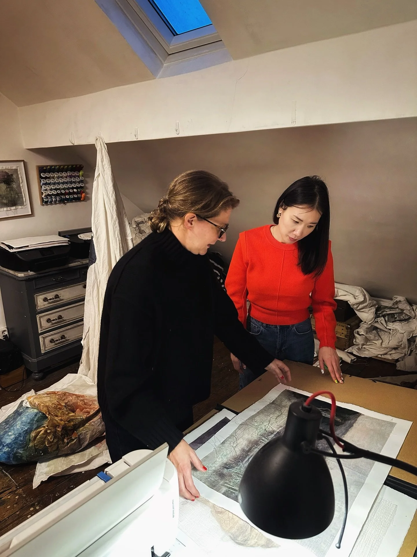 Back in Paris last month and finally made it back to visit @michelelandel for a consult at her home studio, it had been far too long since we were in the same room, despite many virtual catch-ups in between.

Seeing her and her work at @amelieduchala