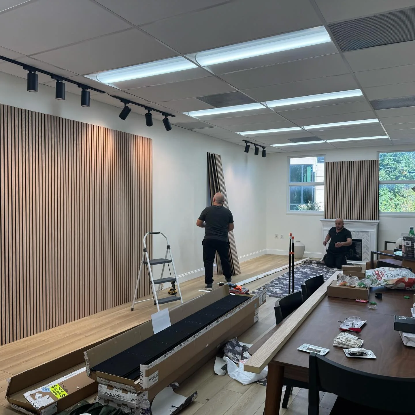 Behind every creative vision is a hardworking team making it real. 
🙌 A huge shoutout to our construction crew who have helped turn MSA Creative Studios from blueprints into a beautiful, functional space for creators across the DMV. Every wall, wire