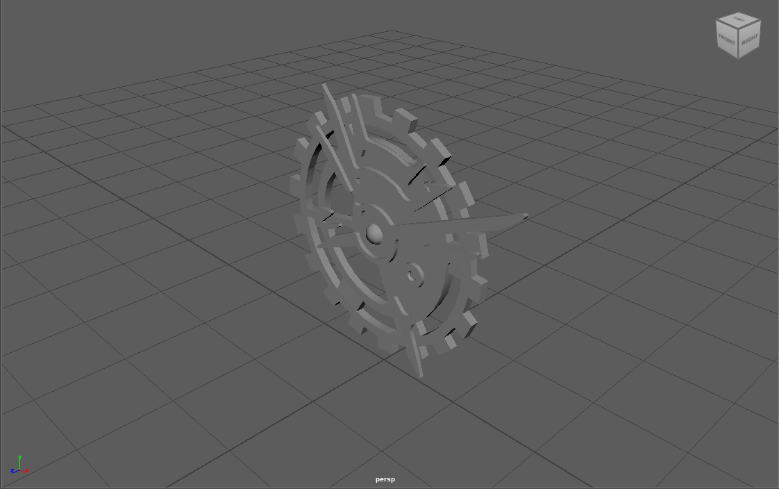 3D model of the Mark of the Outsider from "Dishonored", Maya, 2024