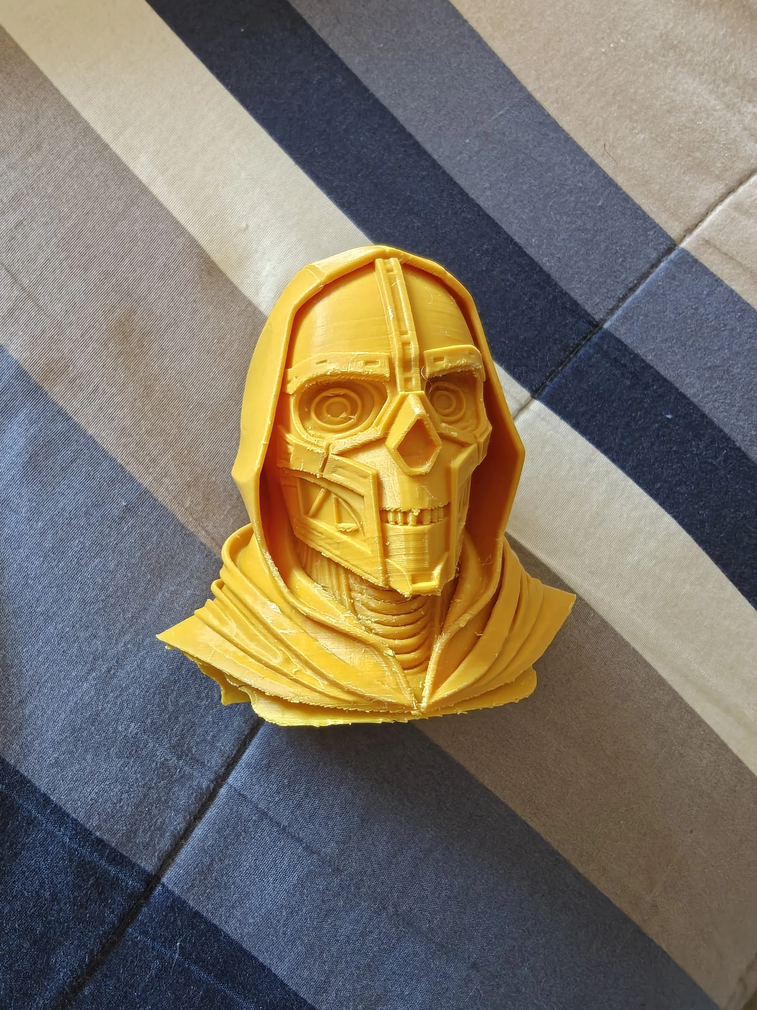 3D print of Corvo Attano's mask from "Dishonored", 4' x 5', 2025