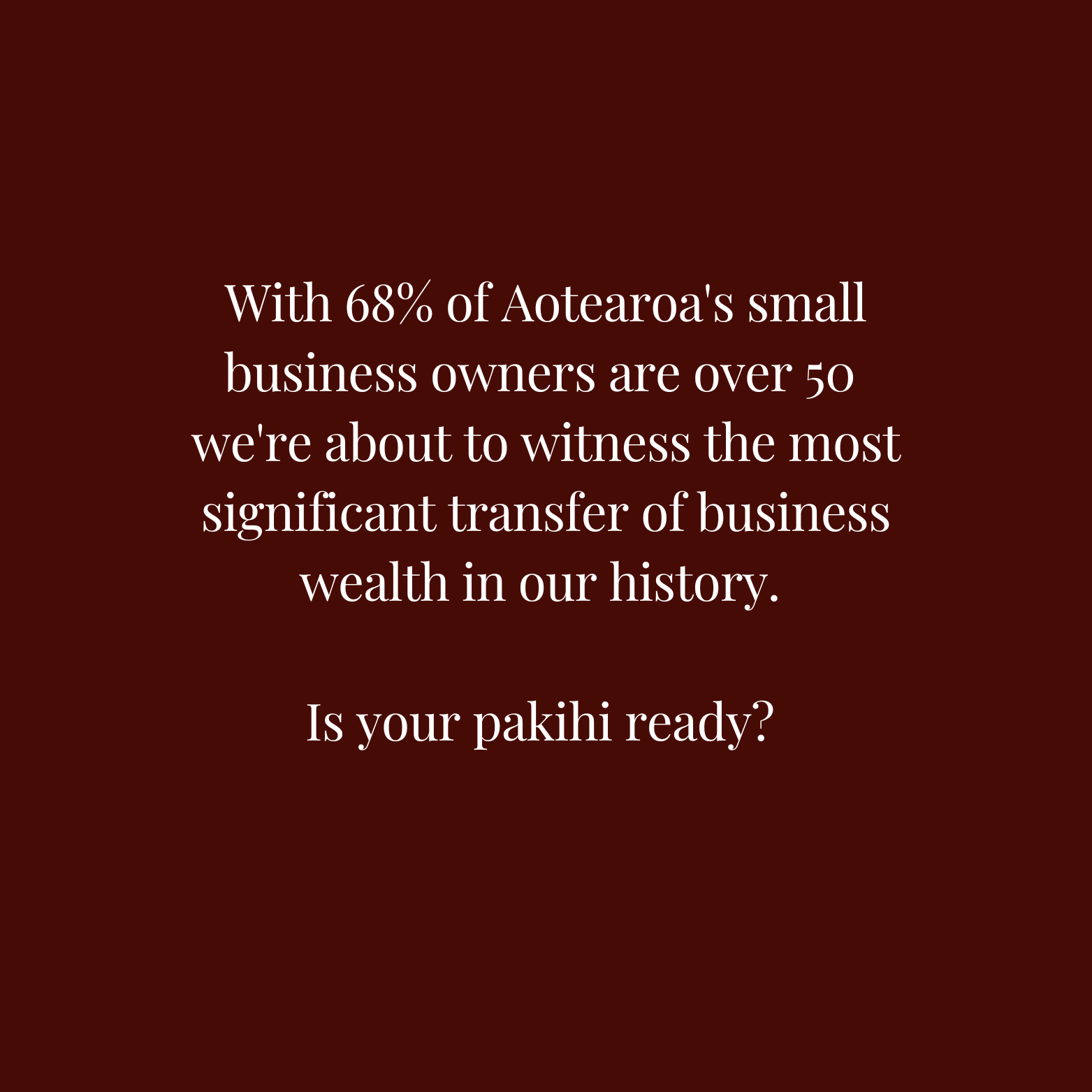 Māori business succession: Is your pakihi ready?