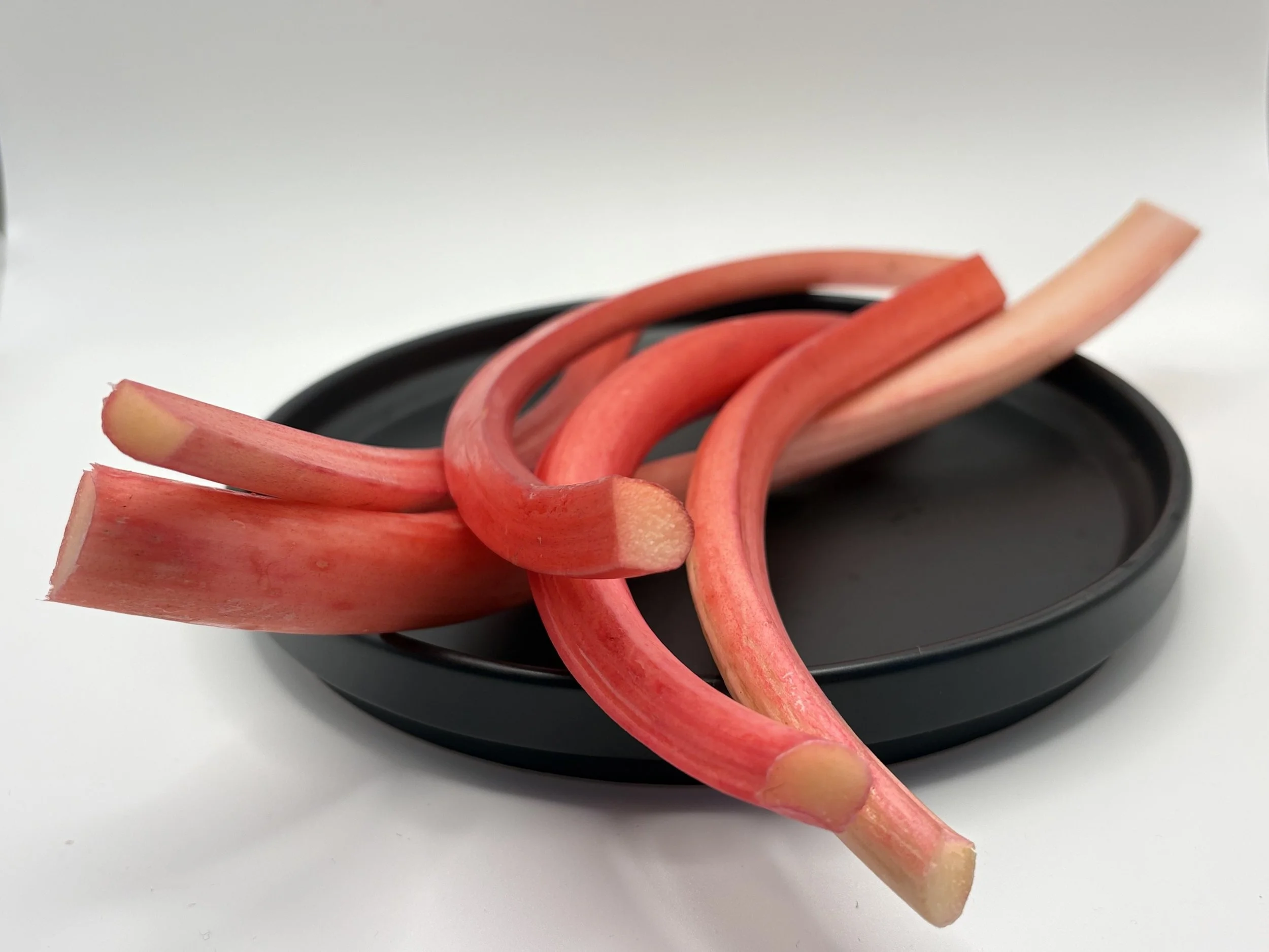 Devon Grown Organic Forced Rhubarb Kefir Syrup.