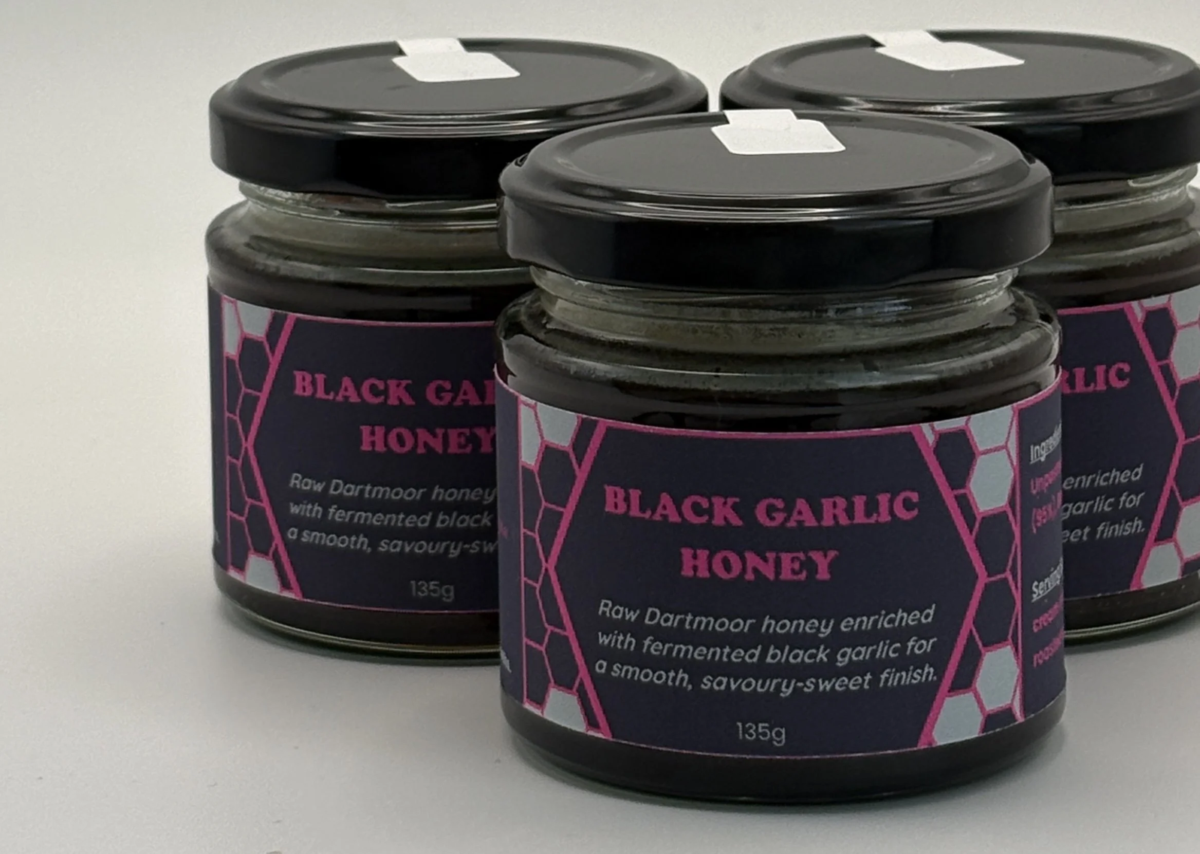 Black Garlic Honey - Premium Small Batch - 135g