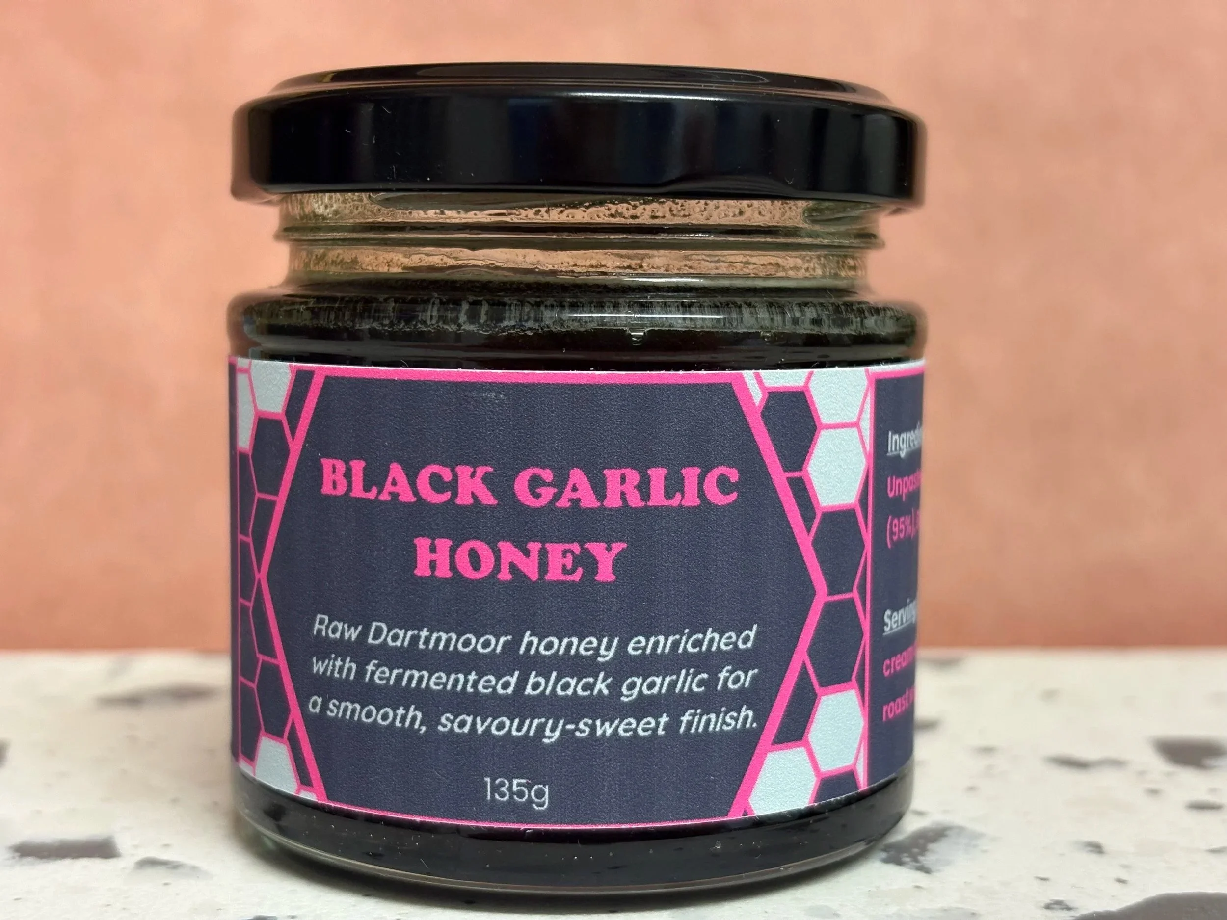 Black Garlic Honey - Premium Small Batch - 135g