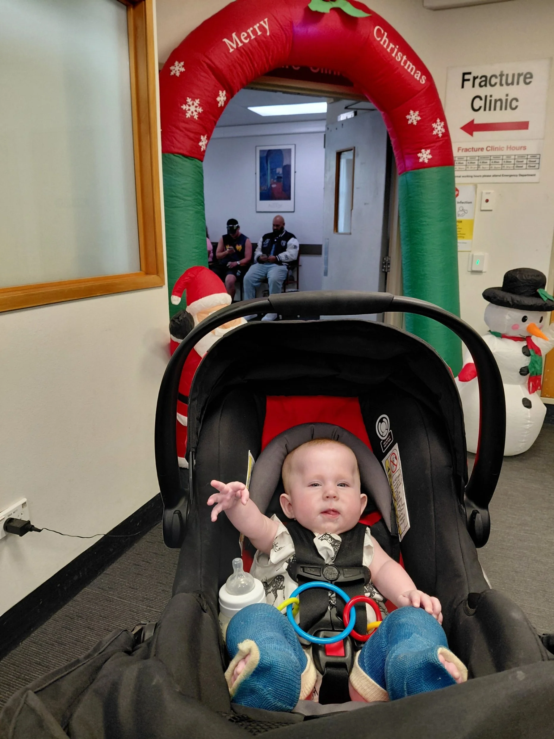 hannah-rose after surgery boots and bars 