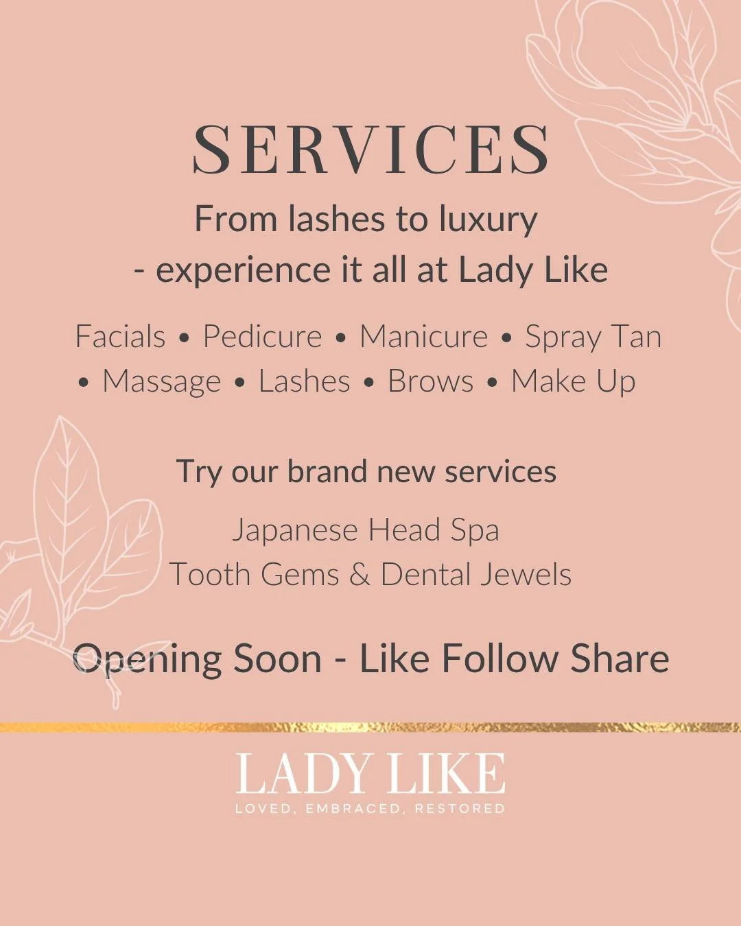 Our new Invercargill lounge brings together everything you love about beauty and self-care, all in one serene space.

&bull; Facials &amp; Massage: Rejuvenate your skin and body with our signature facial treatments and deeply relaxing massages.

&bul