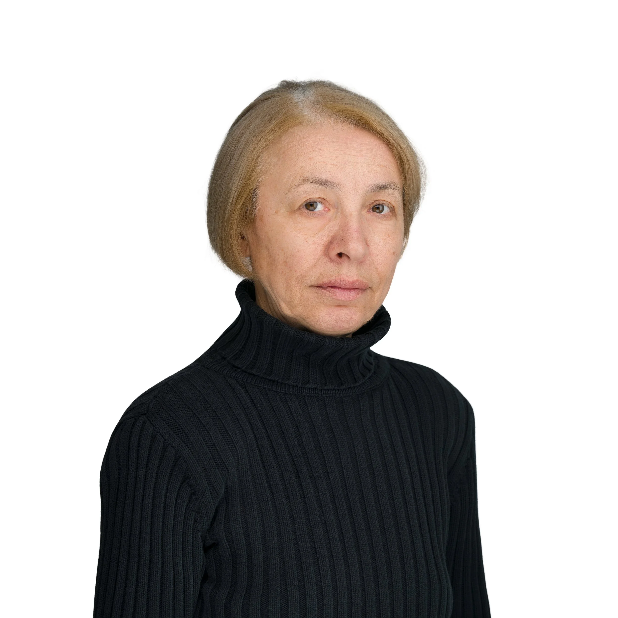 Image of Galina Shargorodsky in a black turtleneck sweater.
