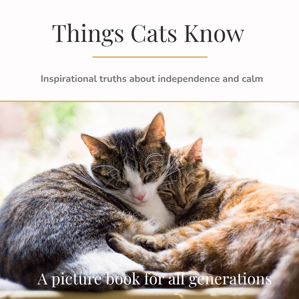 A special book for cat lovers, capturing their quiet confidence and unique way of being.