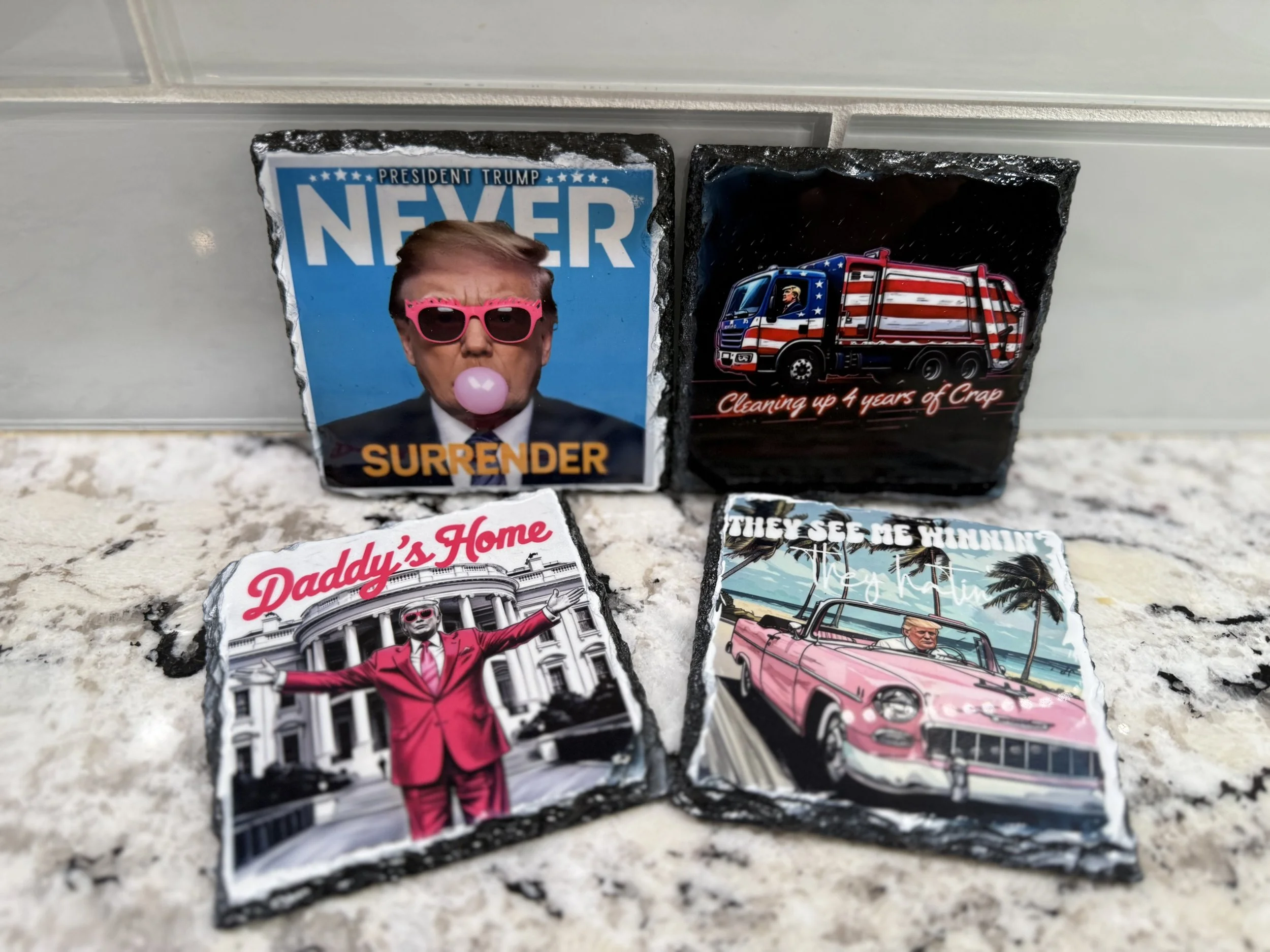 Slate Coasters Set of 4