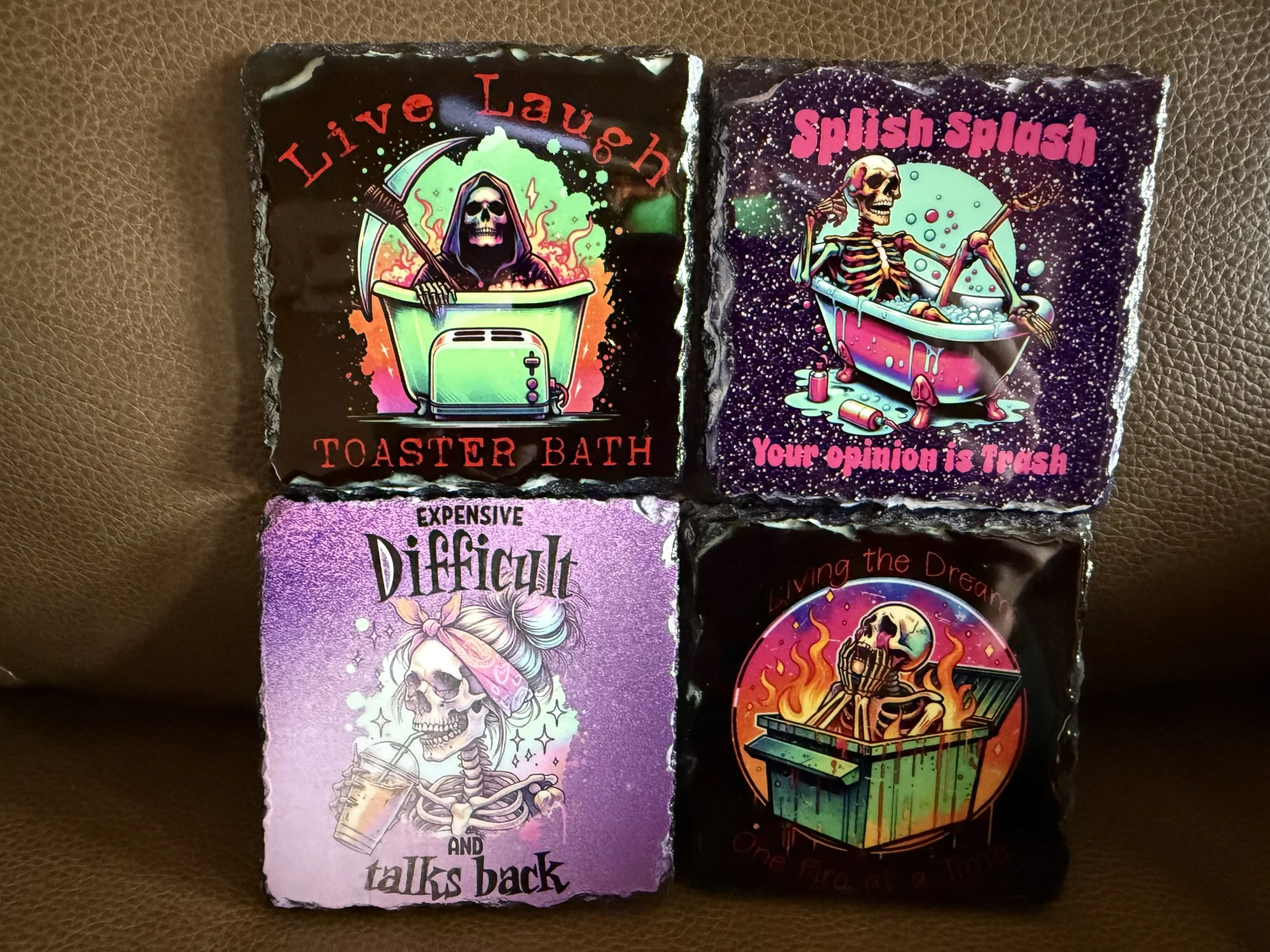 Slate Coasters Set of 4