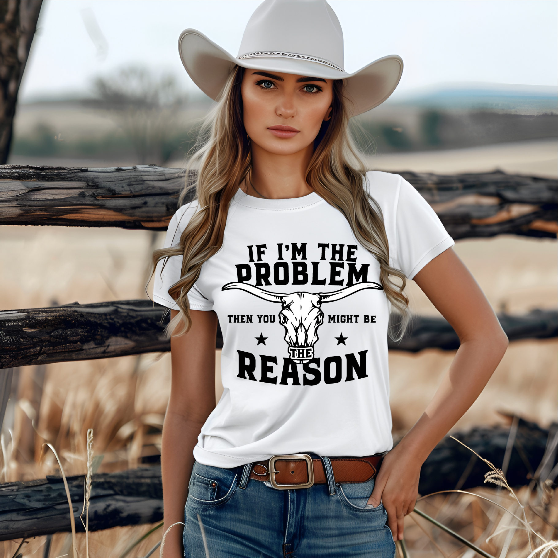 IF Im the problem white tee.png