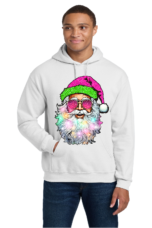Neon Santa Hoodie