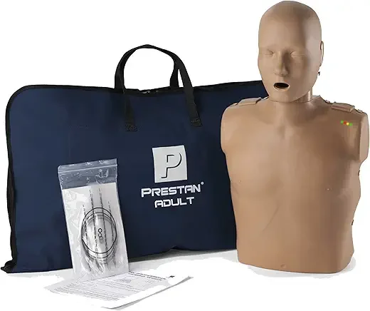 Prestan Manikin Adult Dark Skin Manikin Single with CPR Feedback