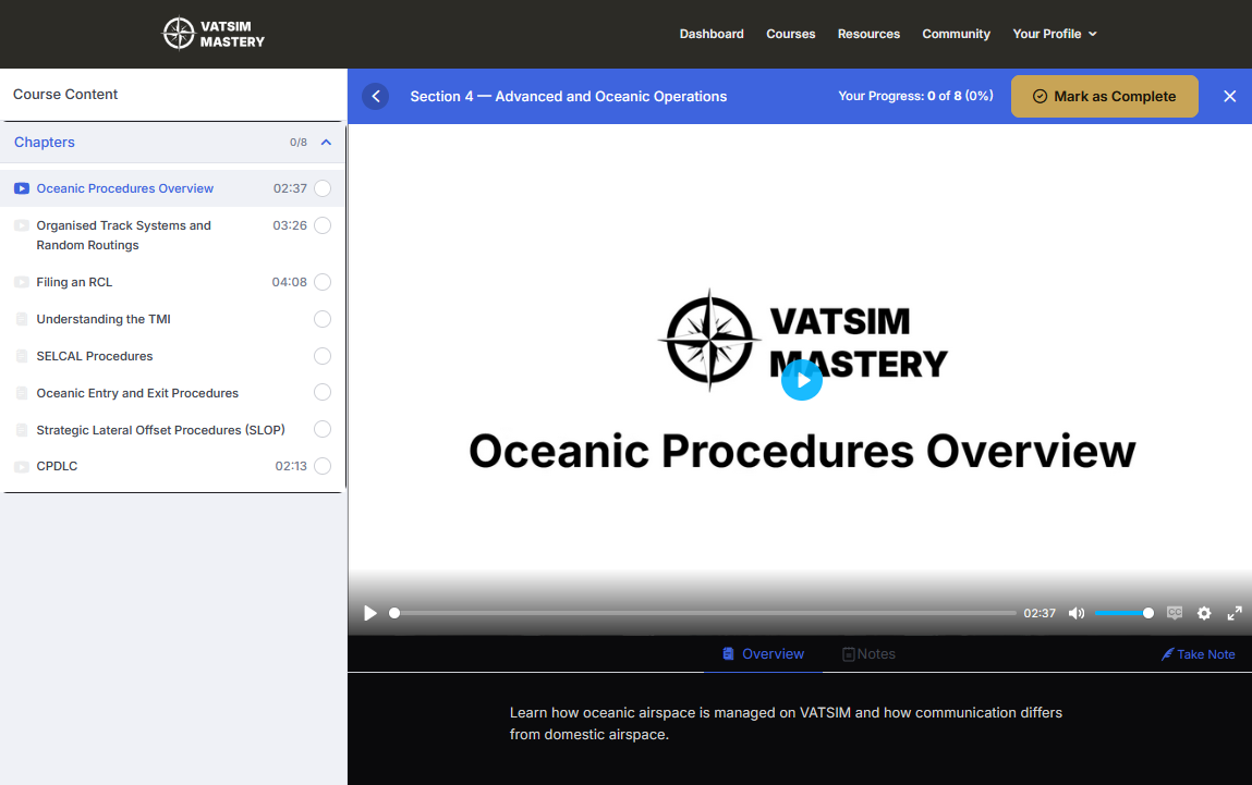 Learning Platform Preview