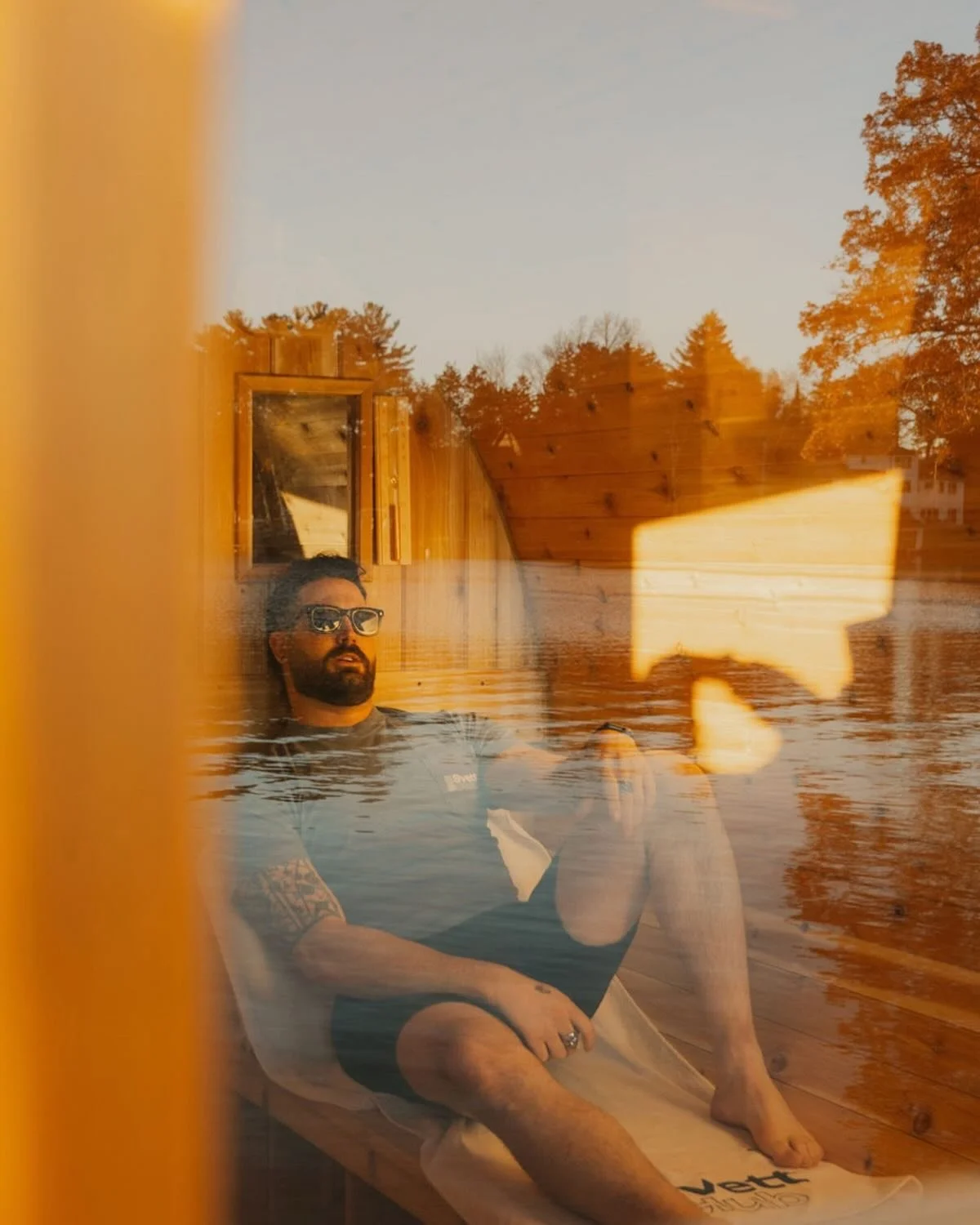 Need a break from the madness? Come recharge and reflect in our barrel sauna. Open Thursdays too. The madness is only steps away at the ICC!