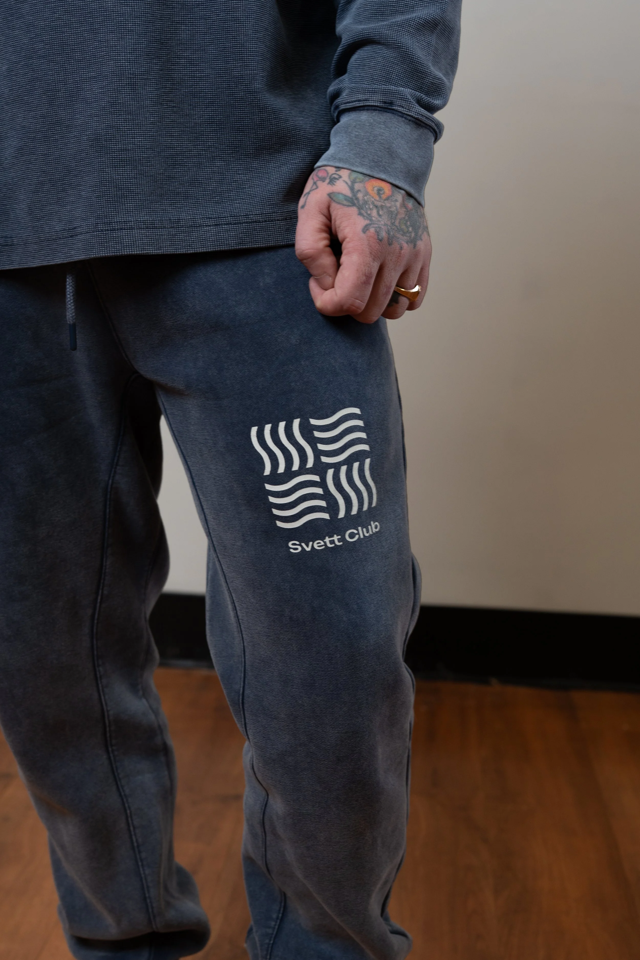 Lake Washed Fleece Lined Svett Pants