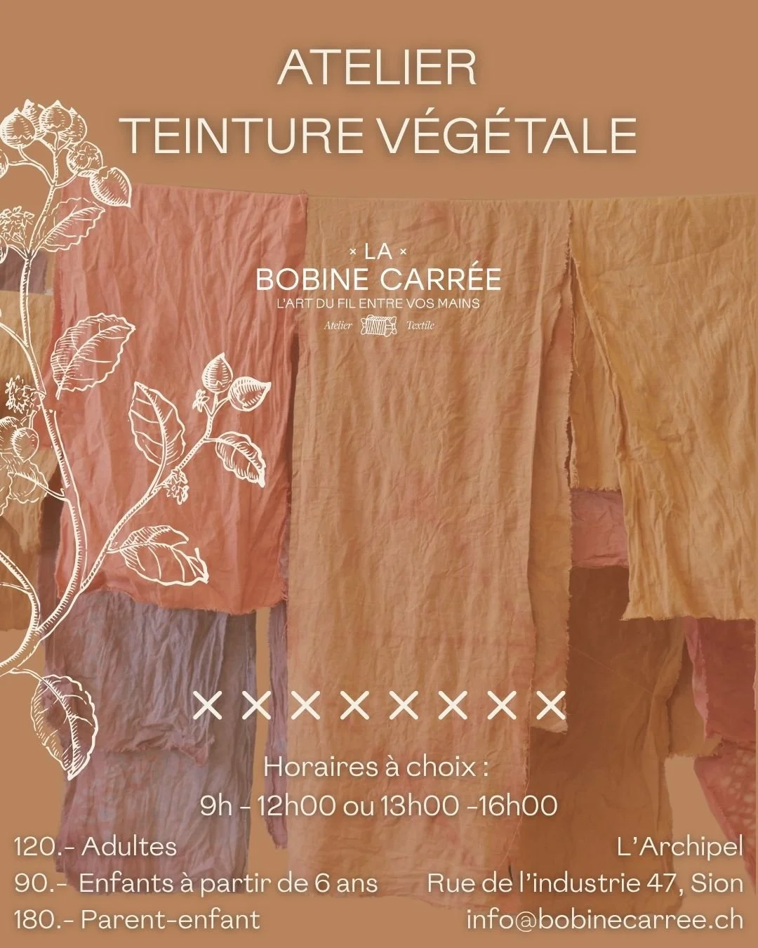 Atelier de teinture végétale - Shibori
