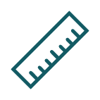 Règle de mesure noire