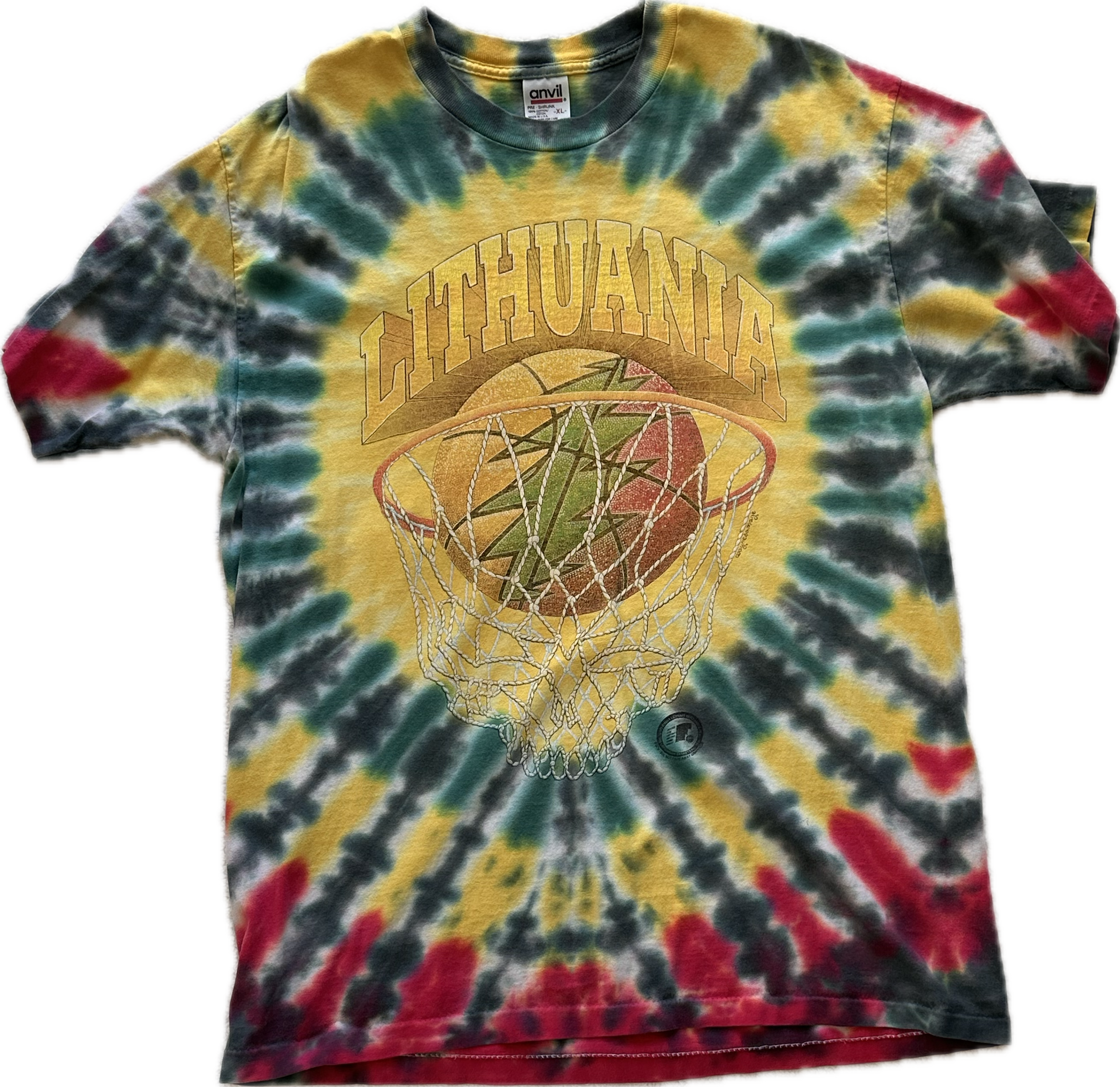 1996 lithuania basketball tee