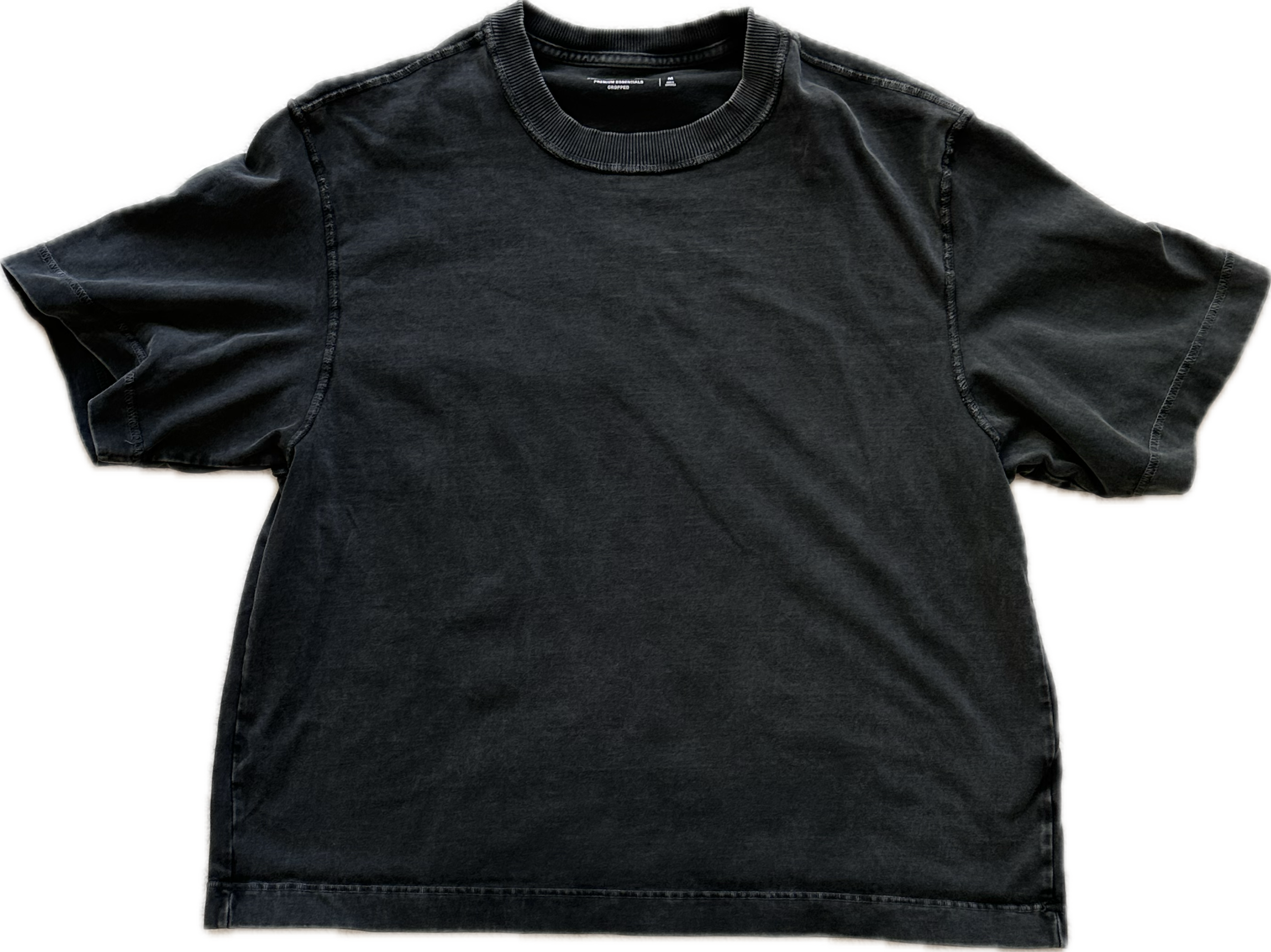 black a&f cropped tee