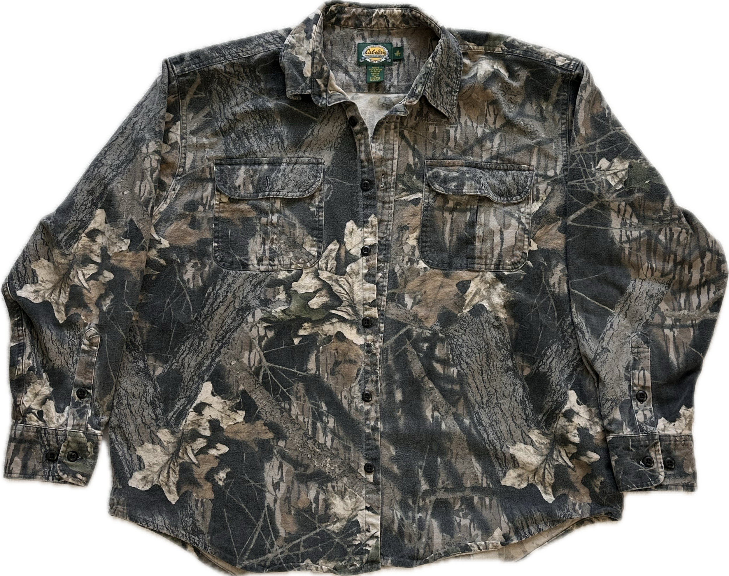 cabelas realtree camo button down