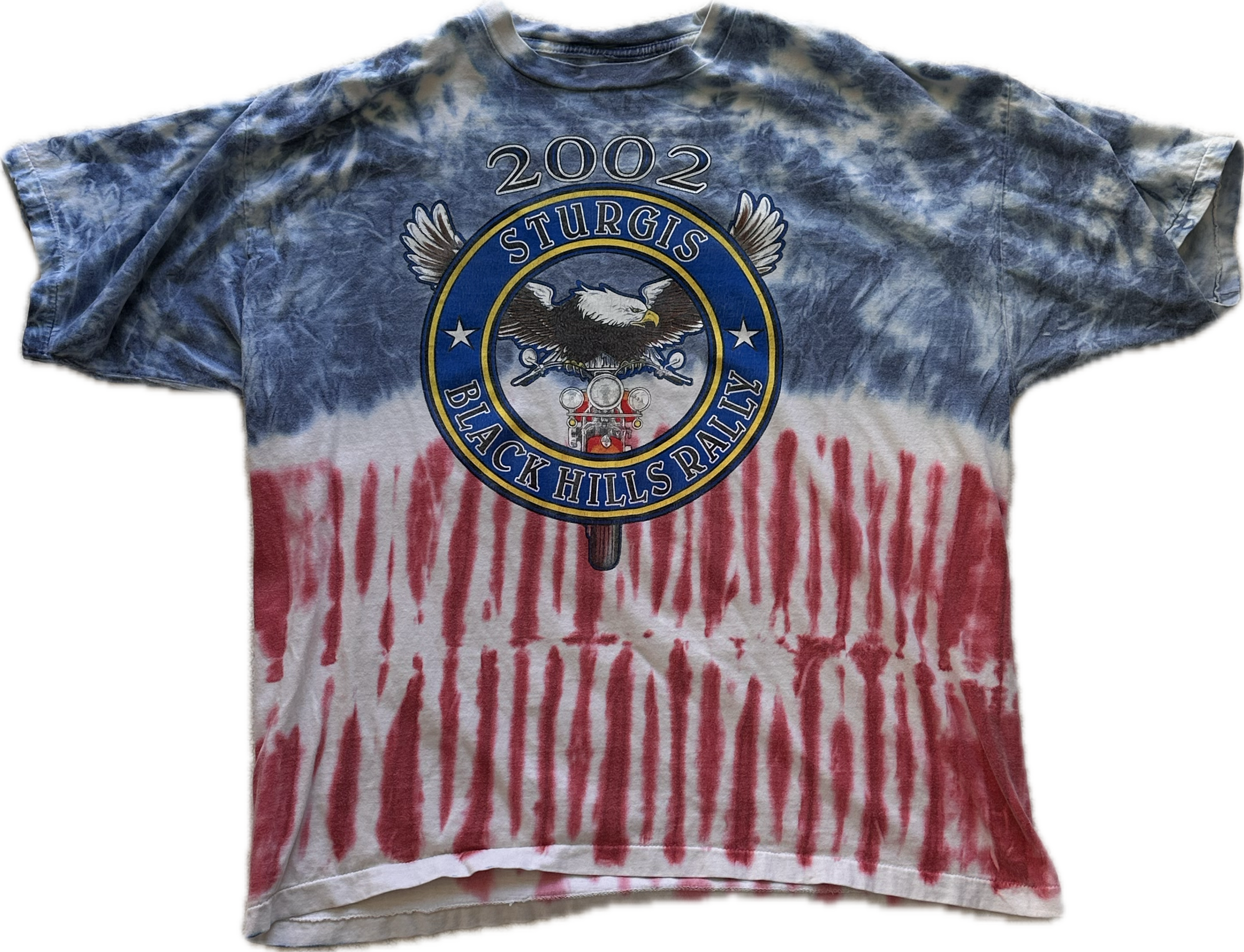 2002 sturgis tye dye tee