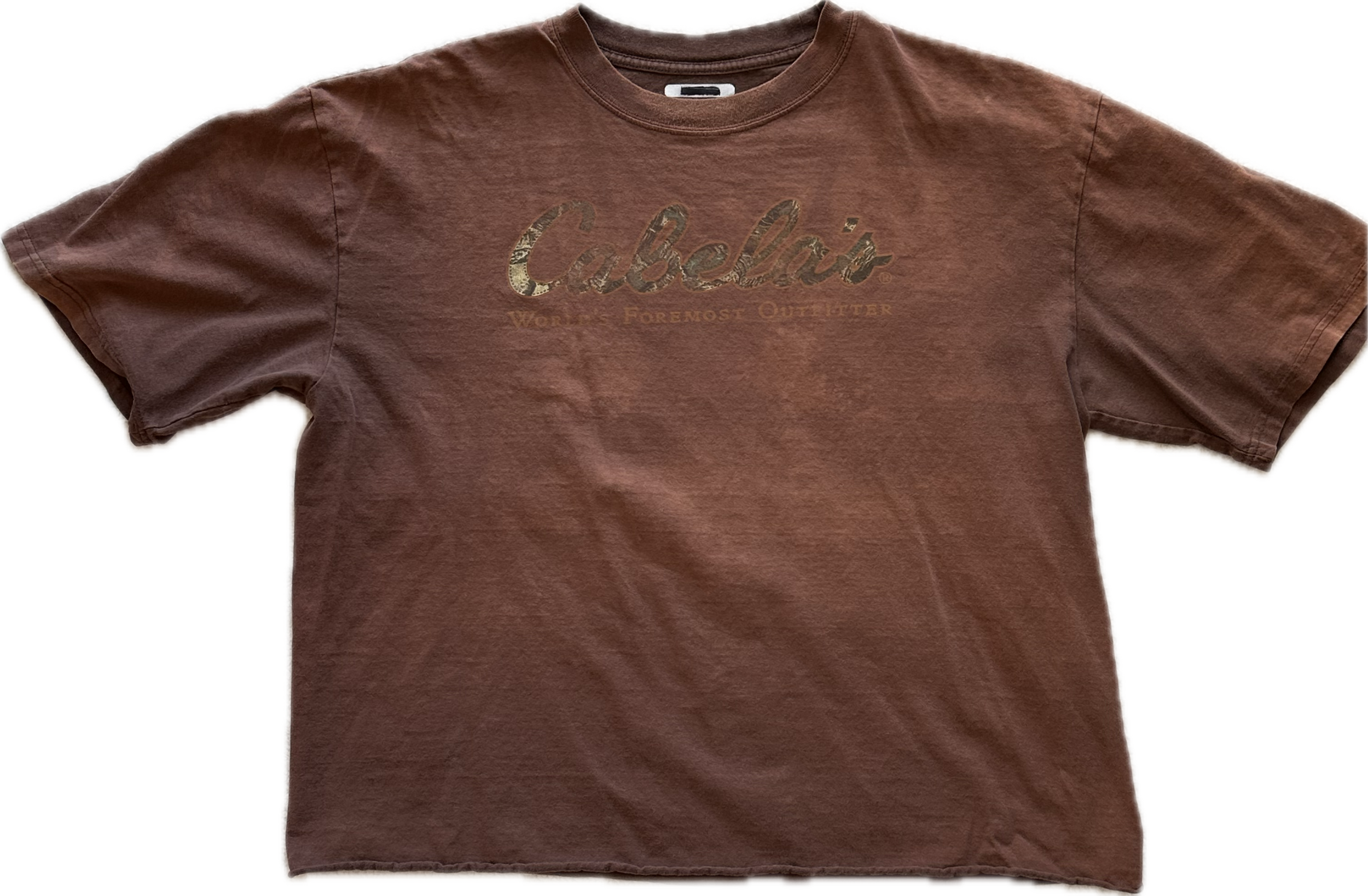 cabelas cropped tee
